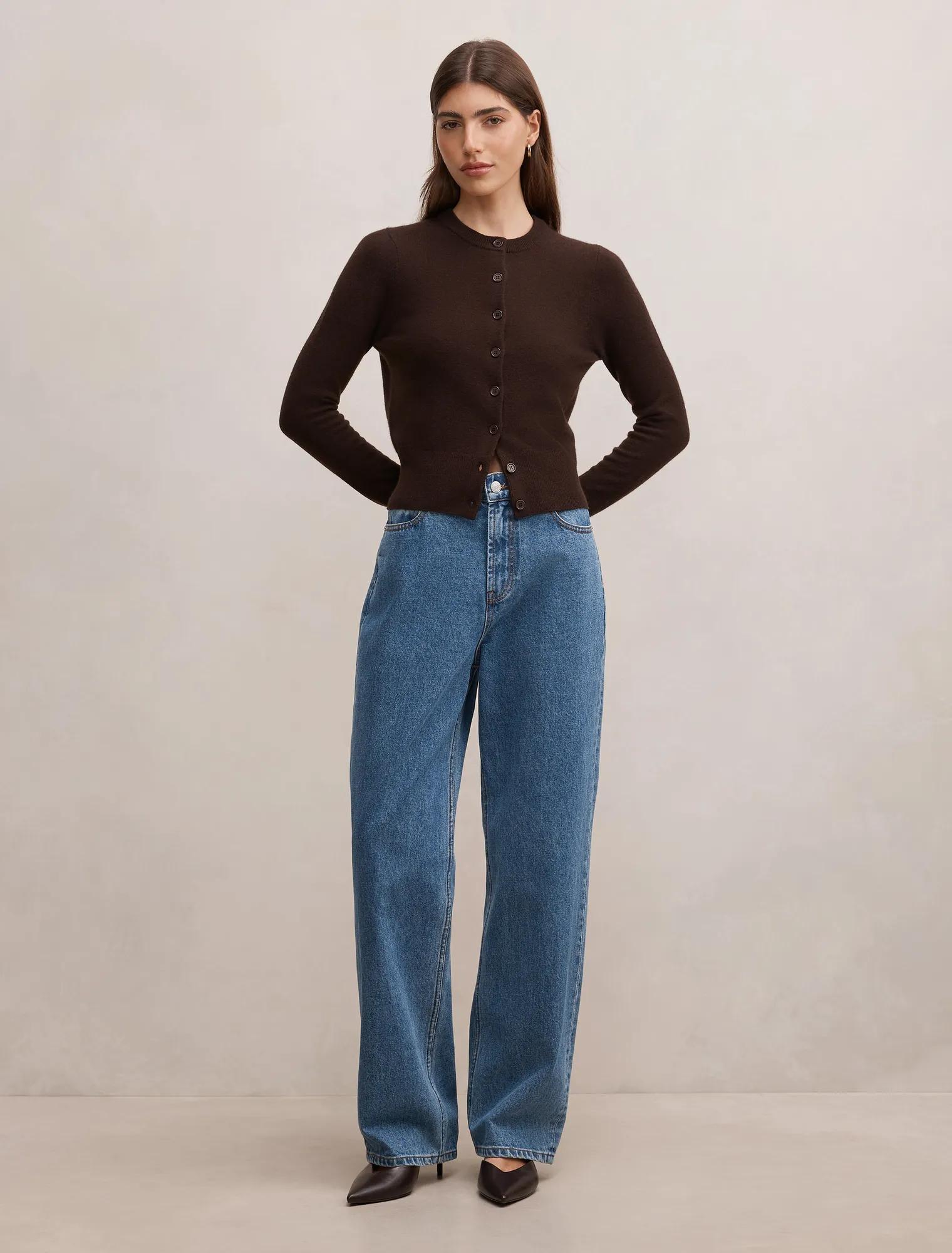 Haisley Merino Blend Knit Cardigan