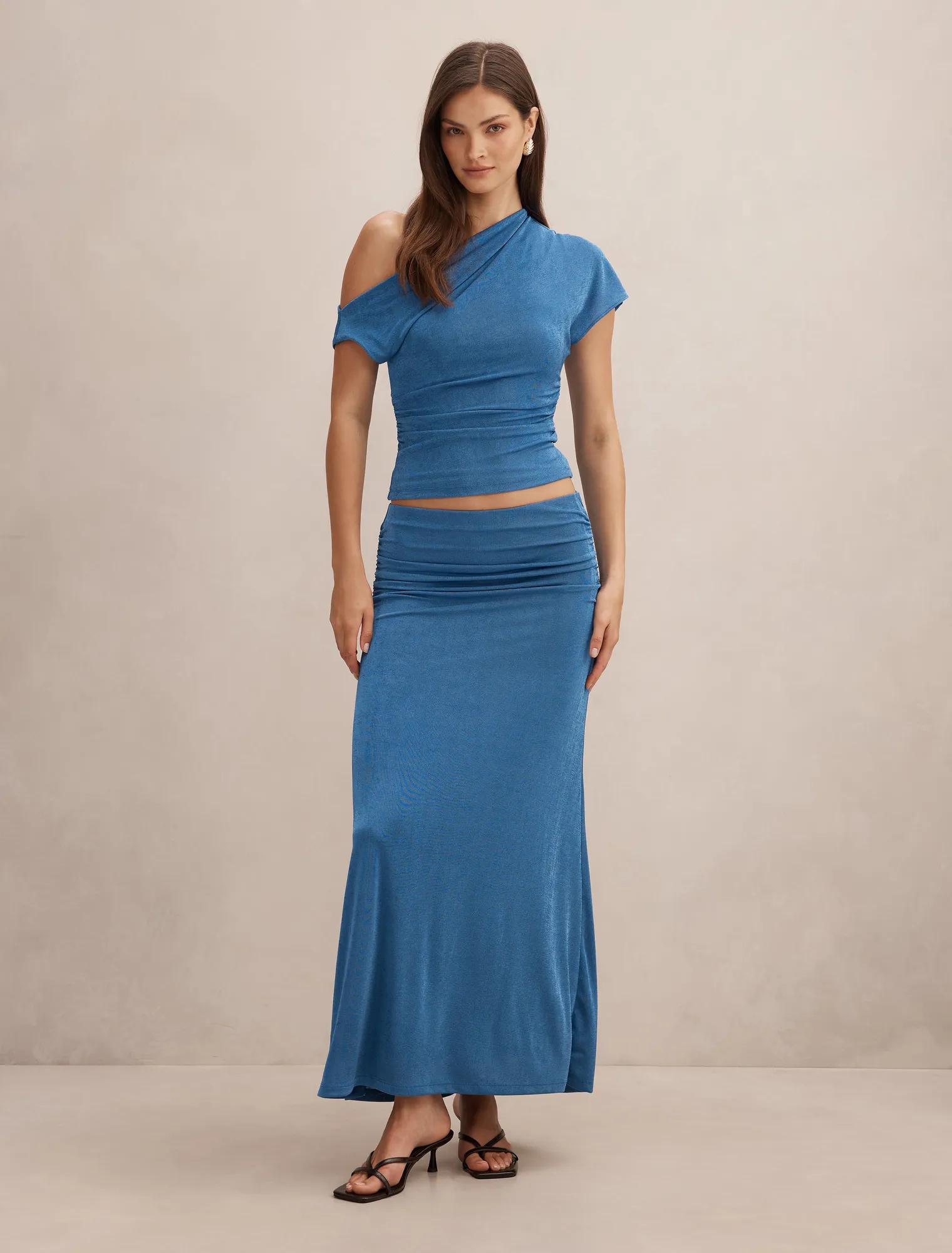 Arabella Flute Maxi Skirt