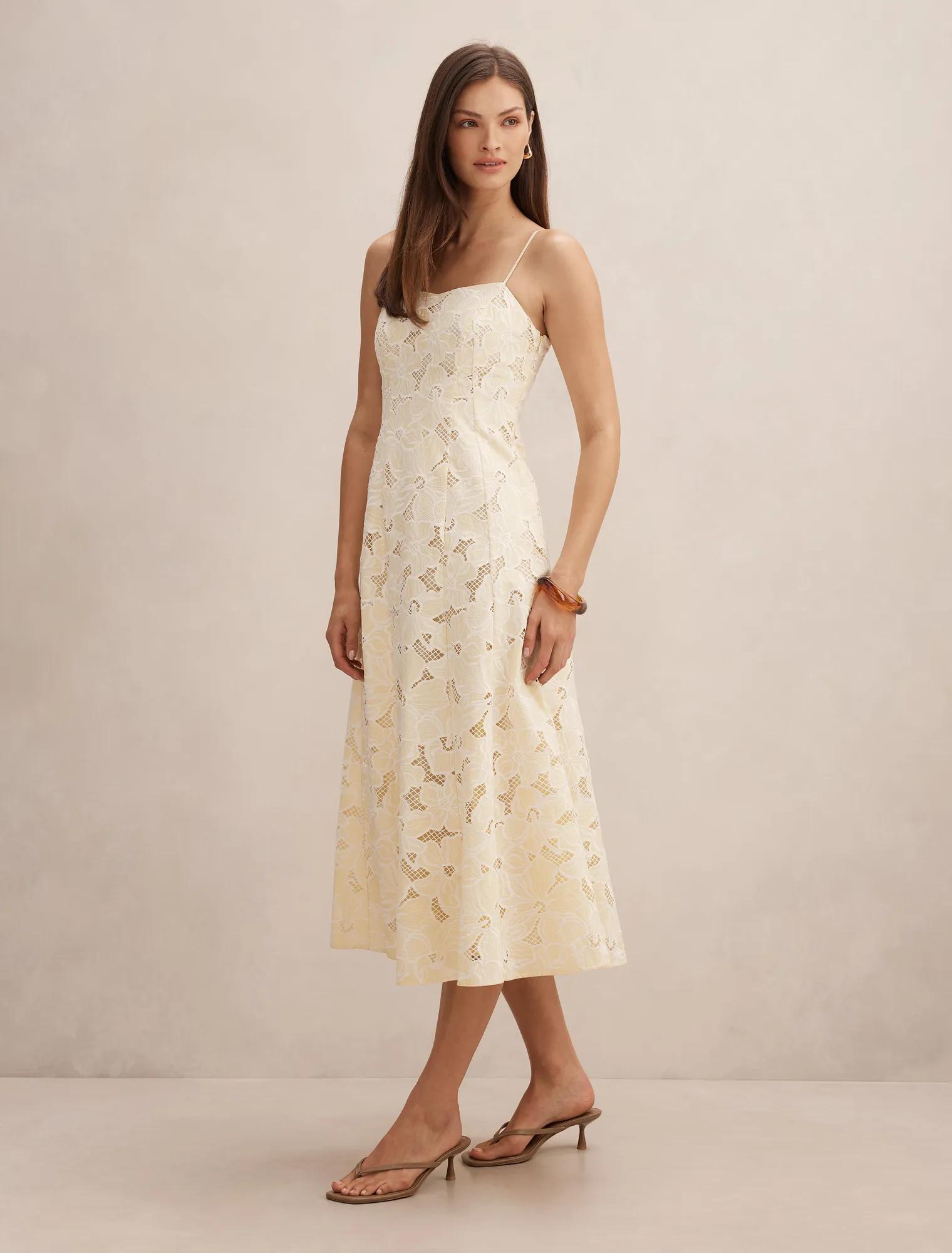 Millie Embroidered Midi