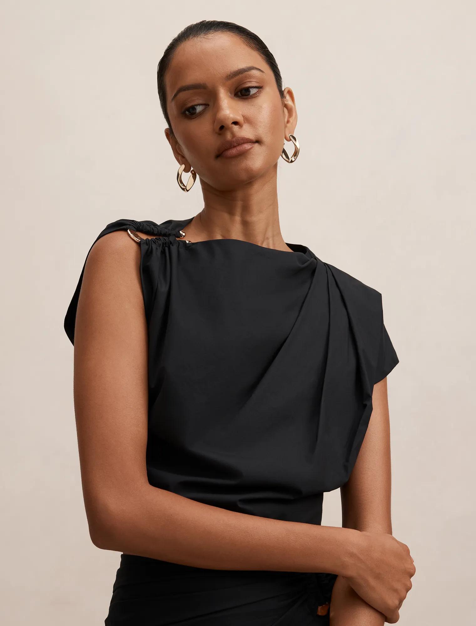 Dottie Petite Draped Hardware Top