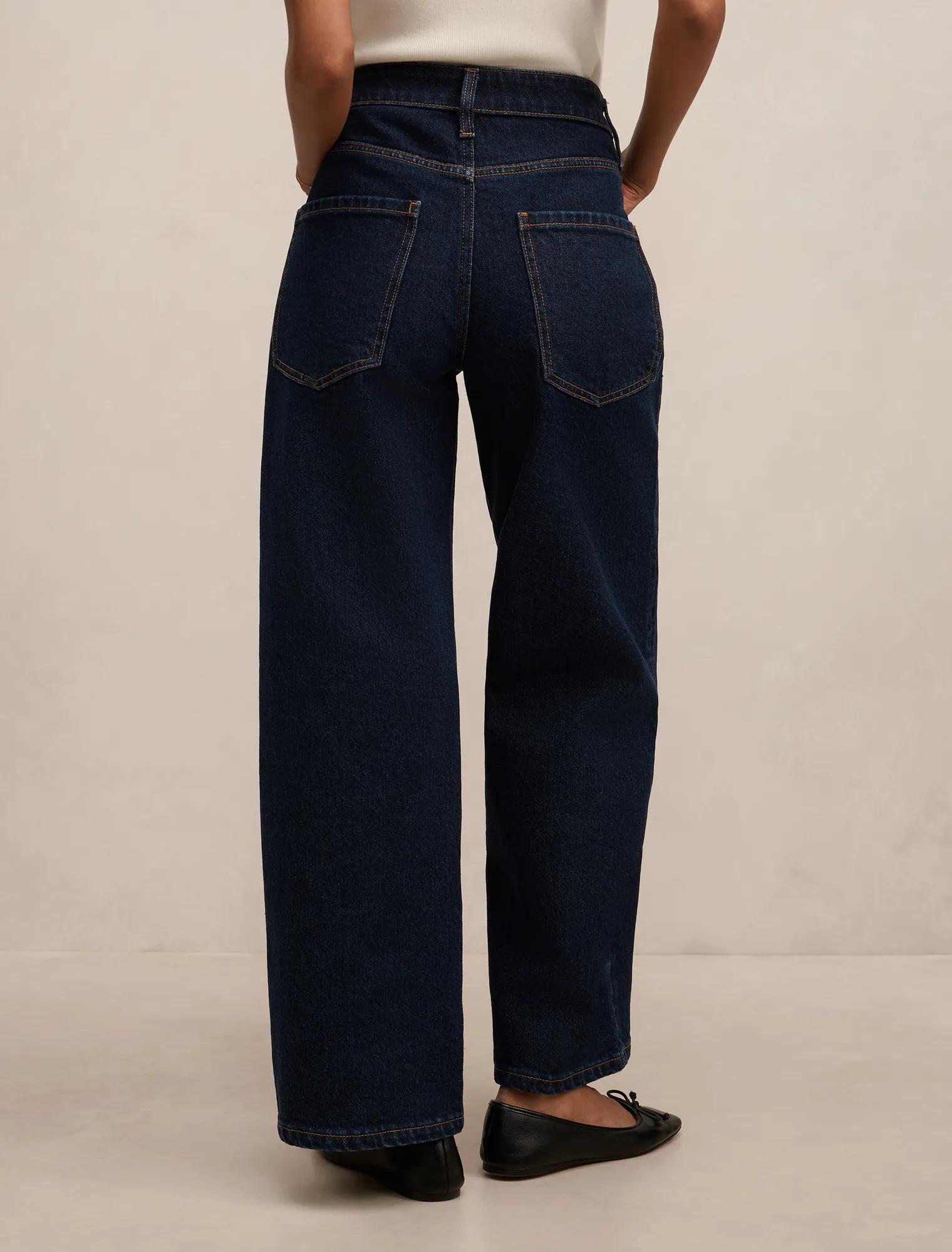 Nicki Petite Mid Rise Straight Jean