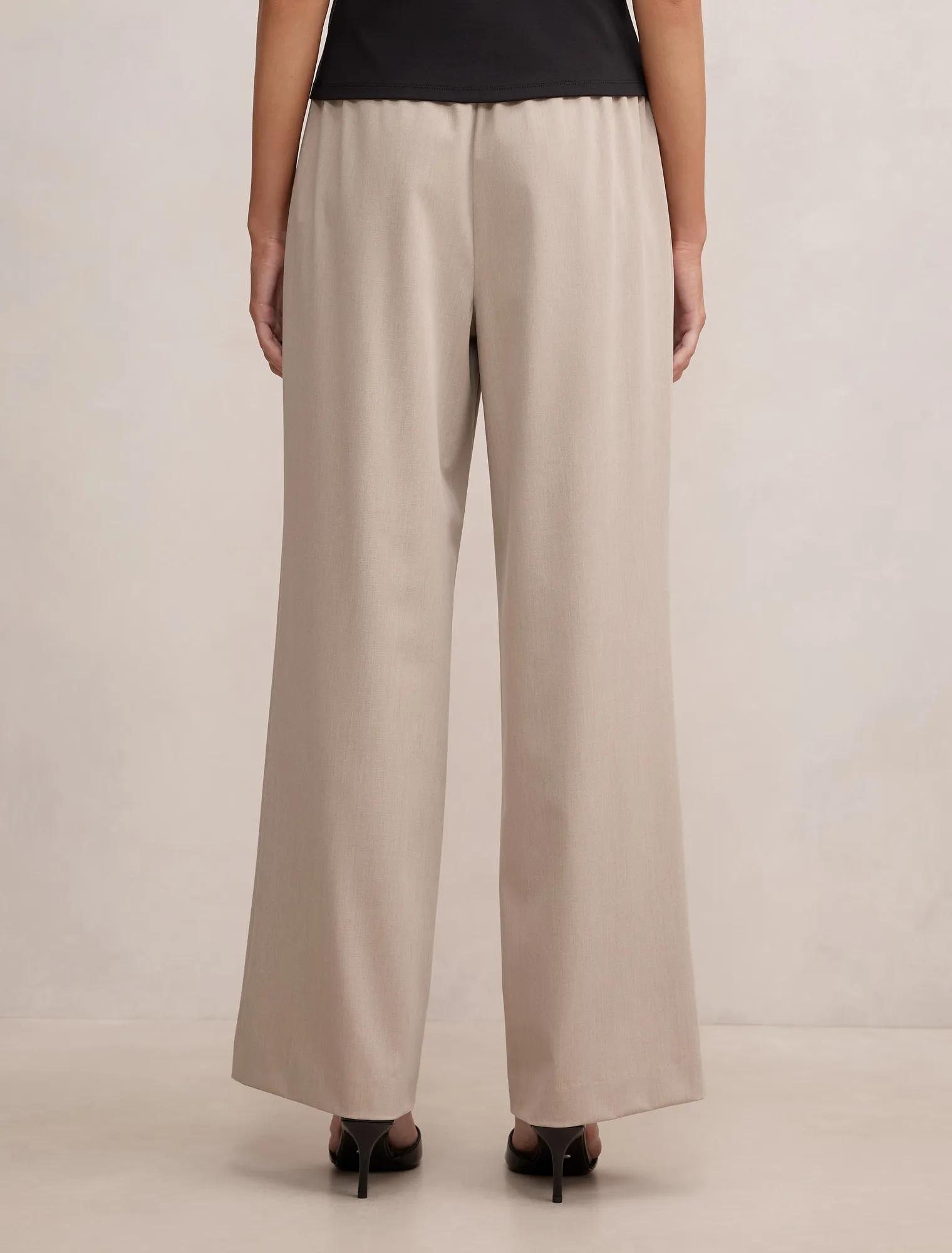 Ella Elastic Wide Leg Pant