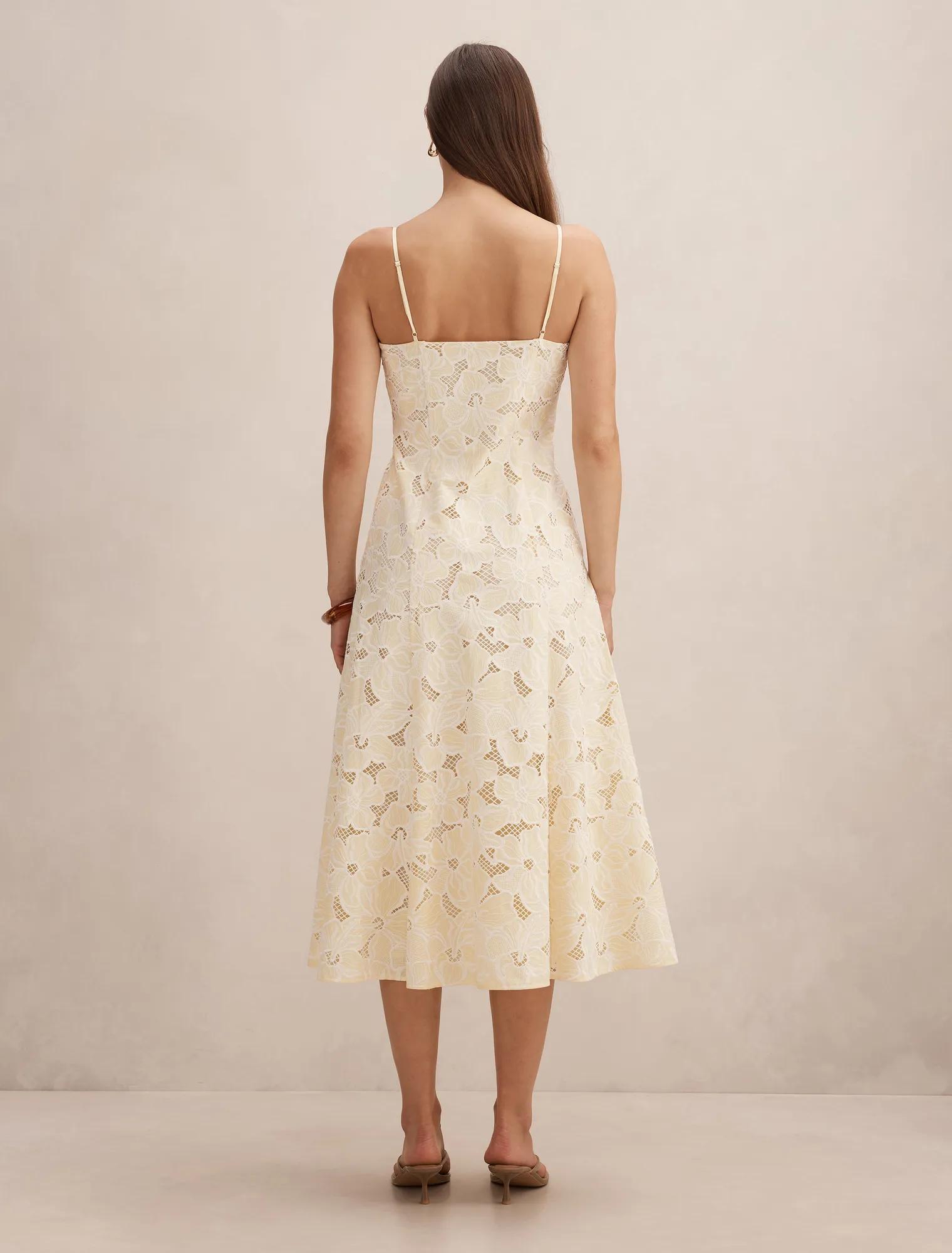 Millie Embroidered Midi