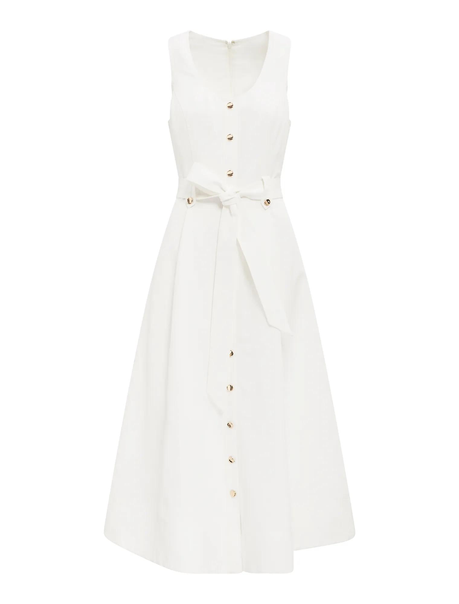 Priscilla Button Down Midi