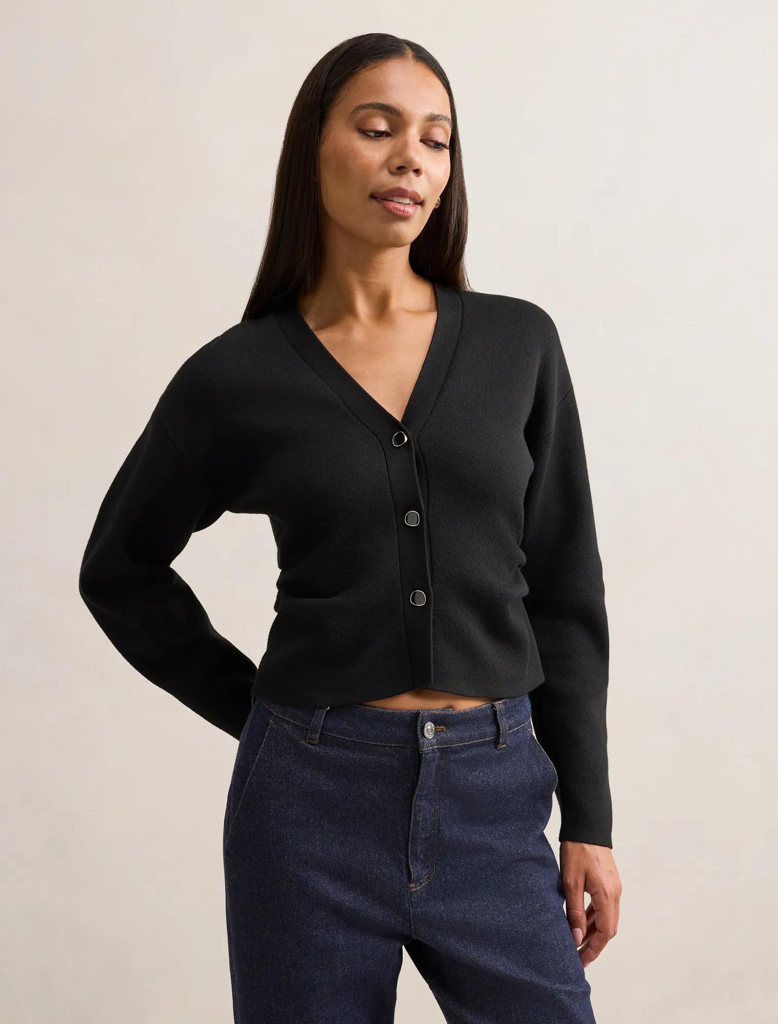 Aurelia Structured Knit Cardigan