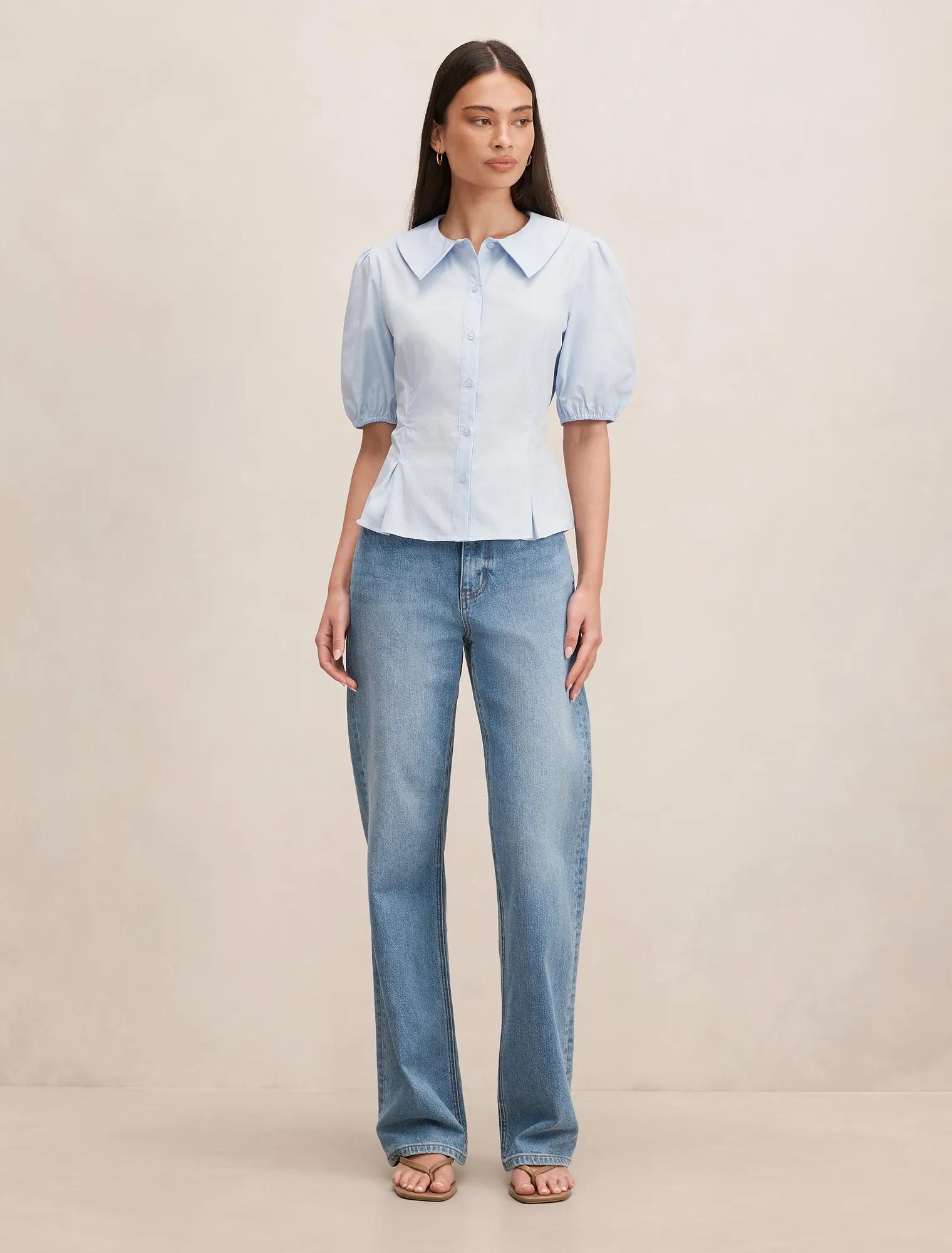 Gracie Bubble Sleeve Shirt