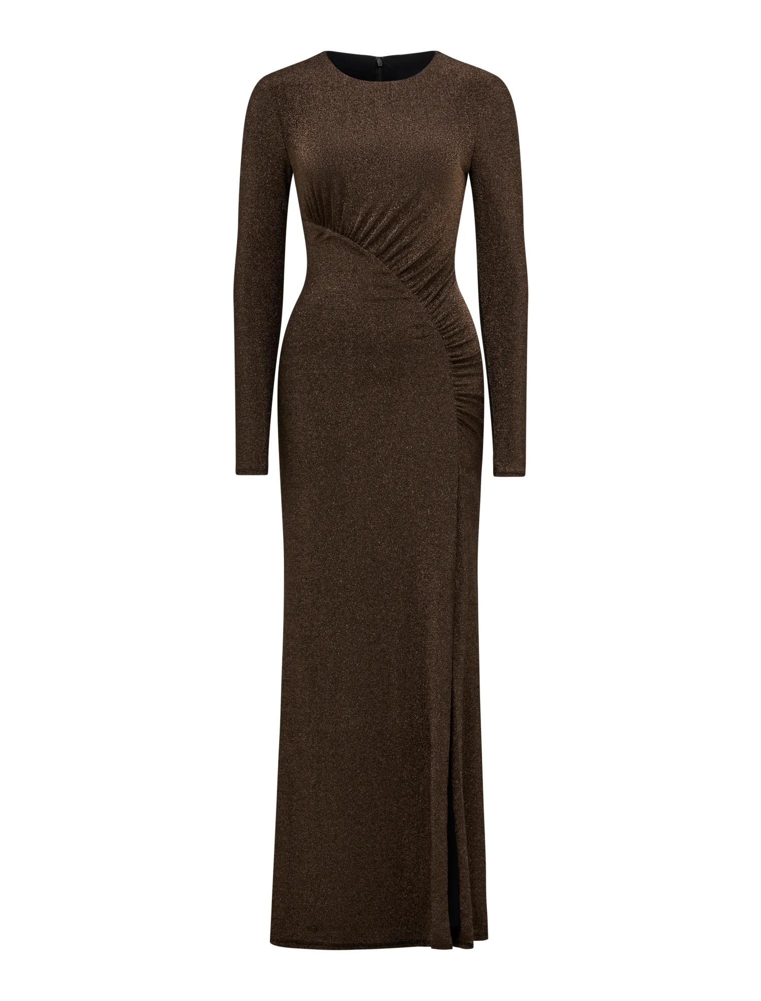 Farrah Glitter Draped Maxi