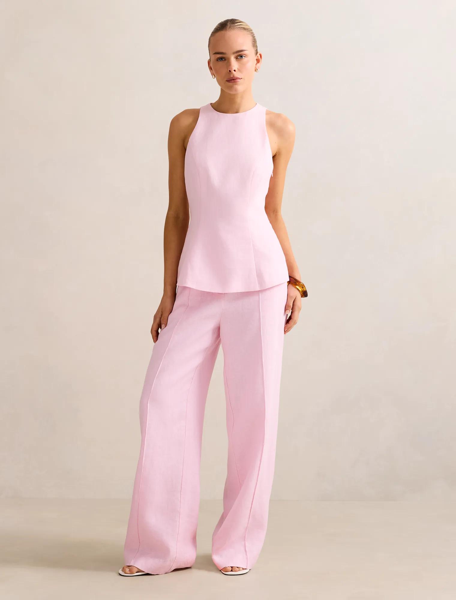 Posey Linen Wide Leg Pants
