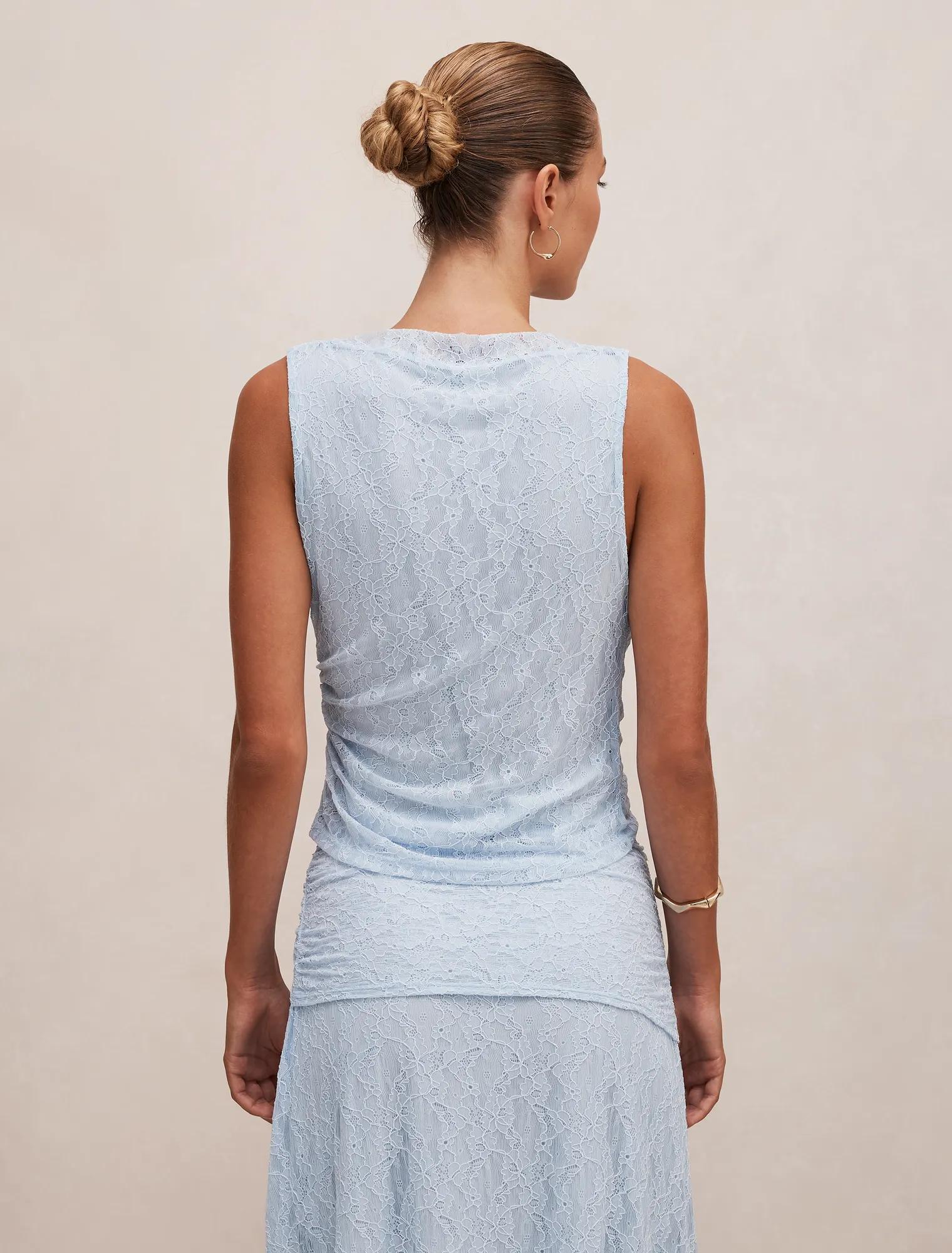 Tahlia Textured Lace Tank