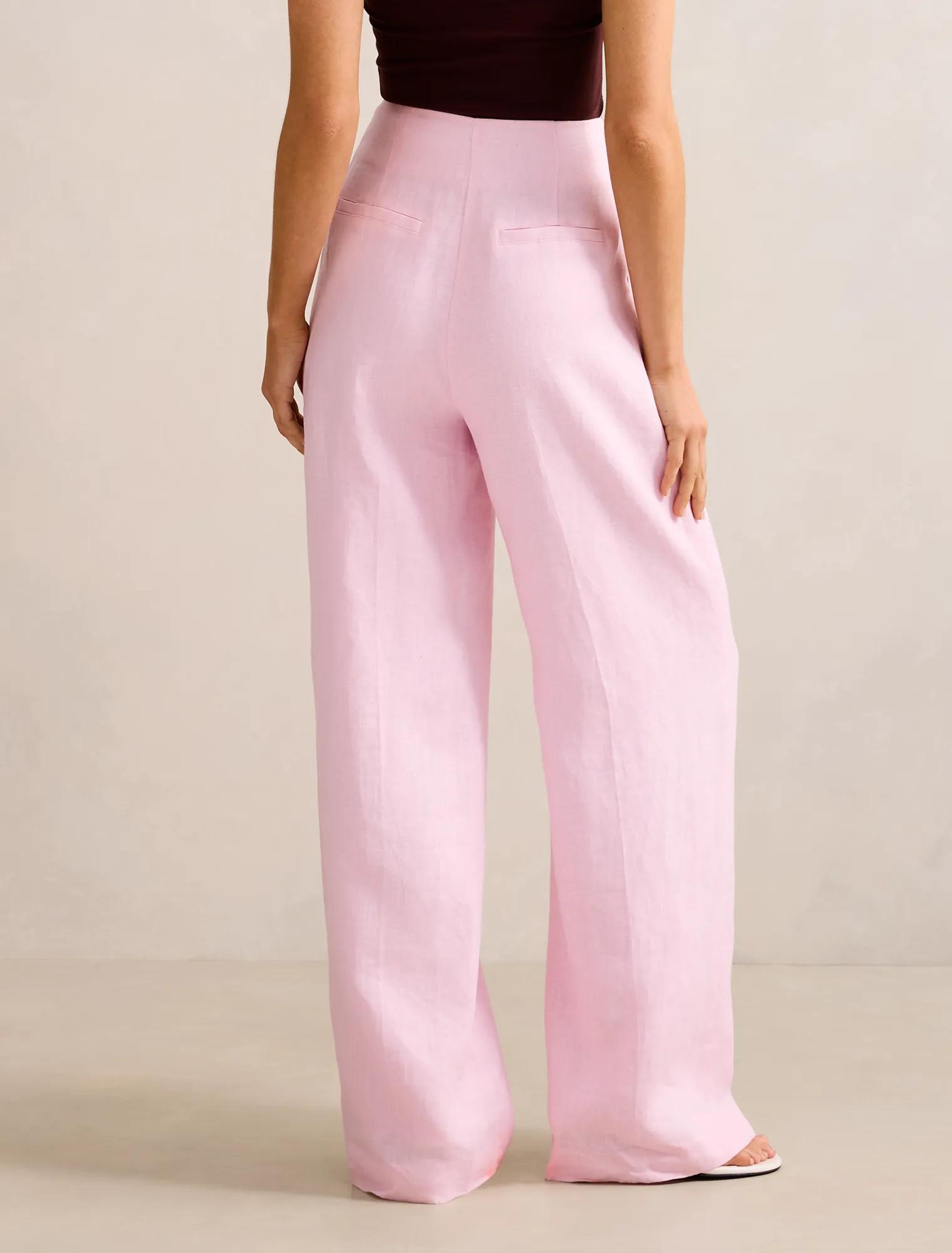 Posey Linen Wide Leg Pants