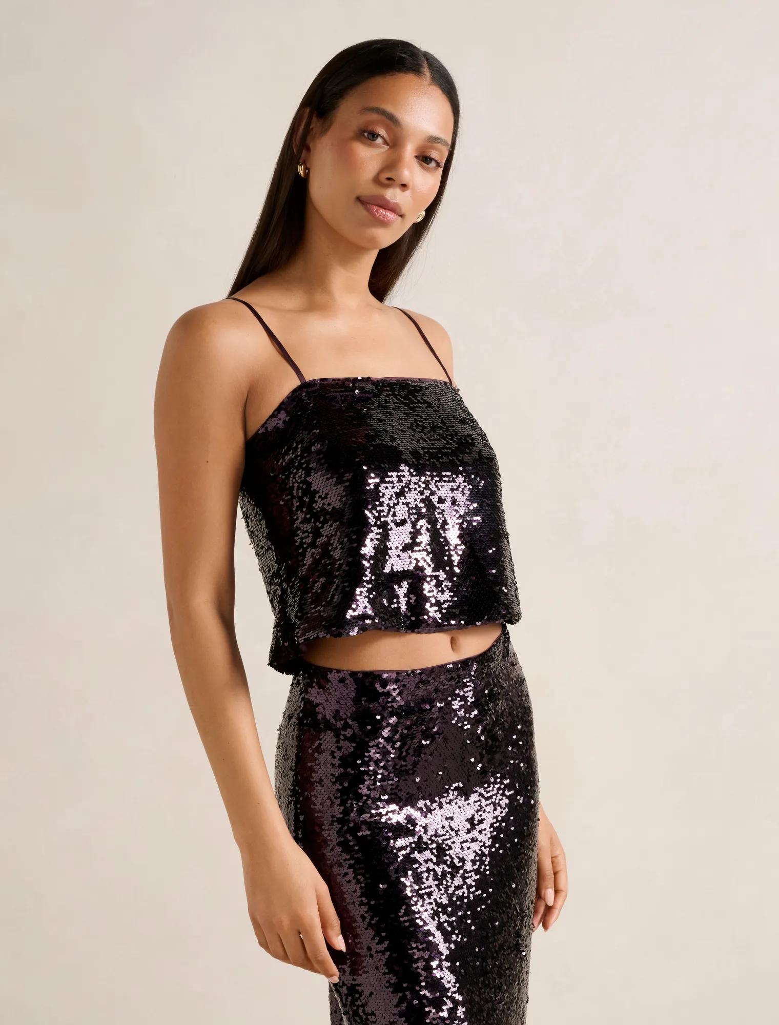 Nora Sequin Top