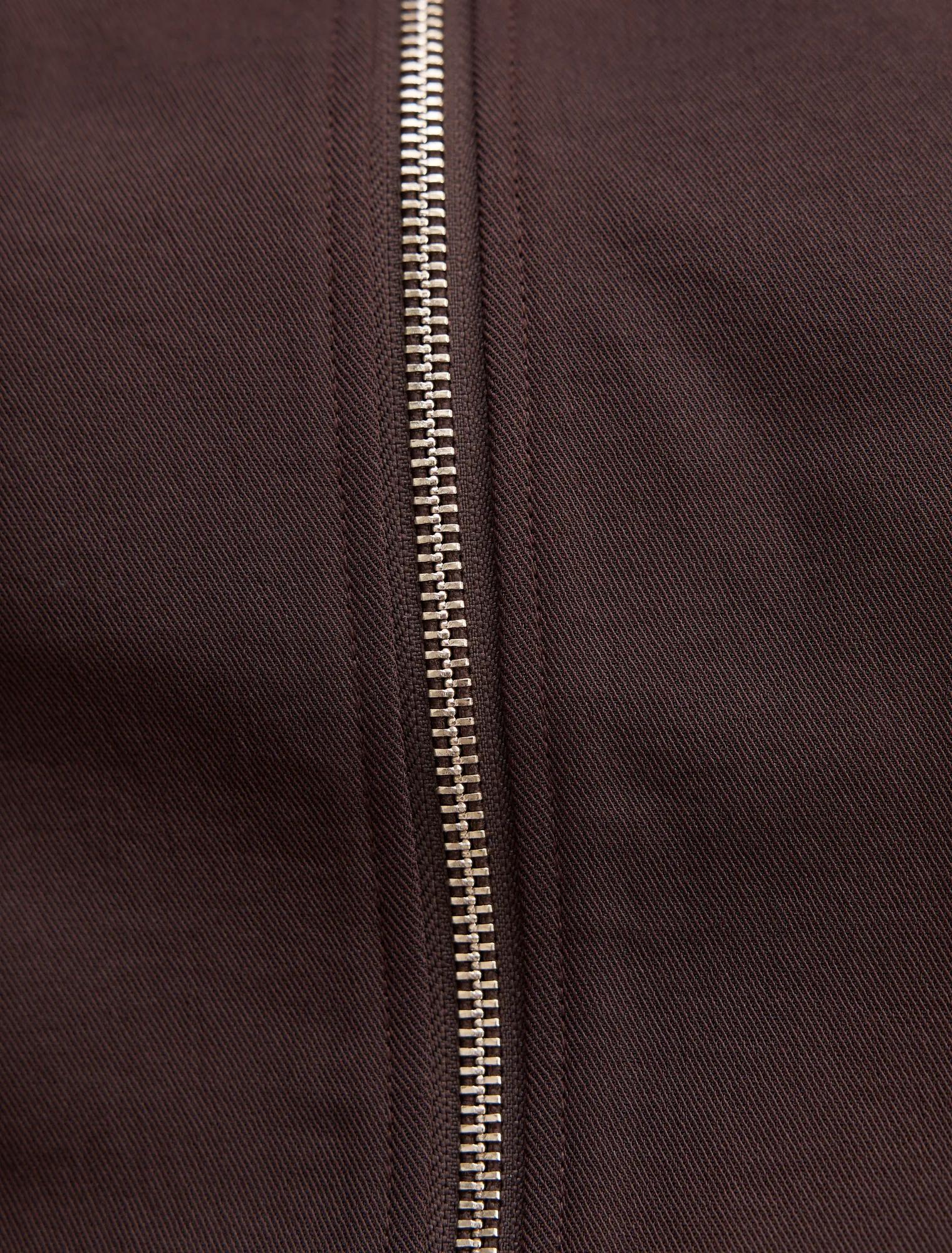 Jenna Twill Funnel Neck Jacket