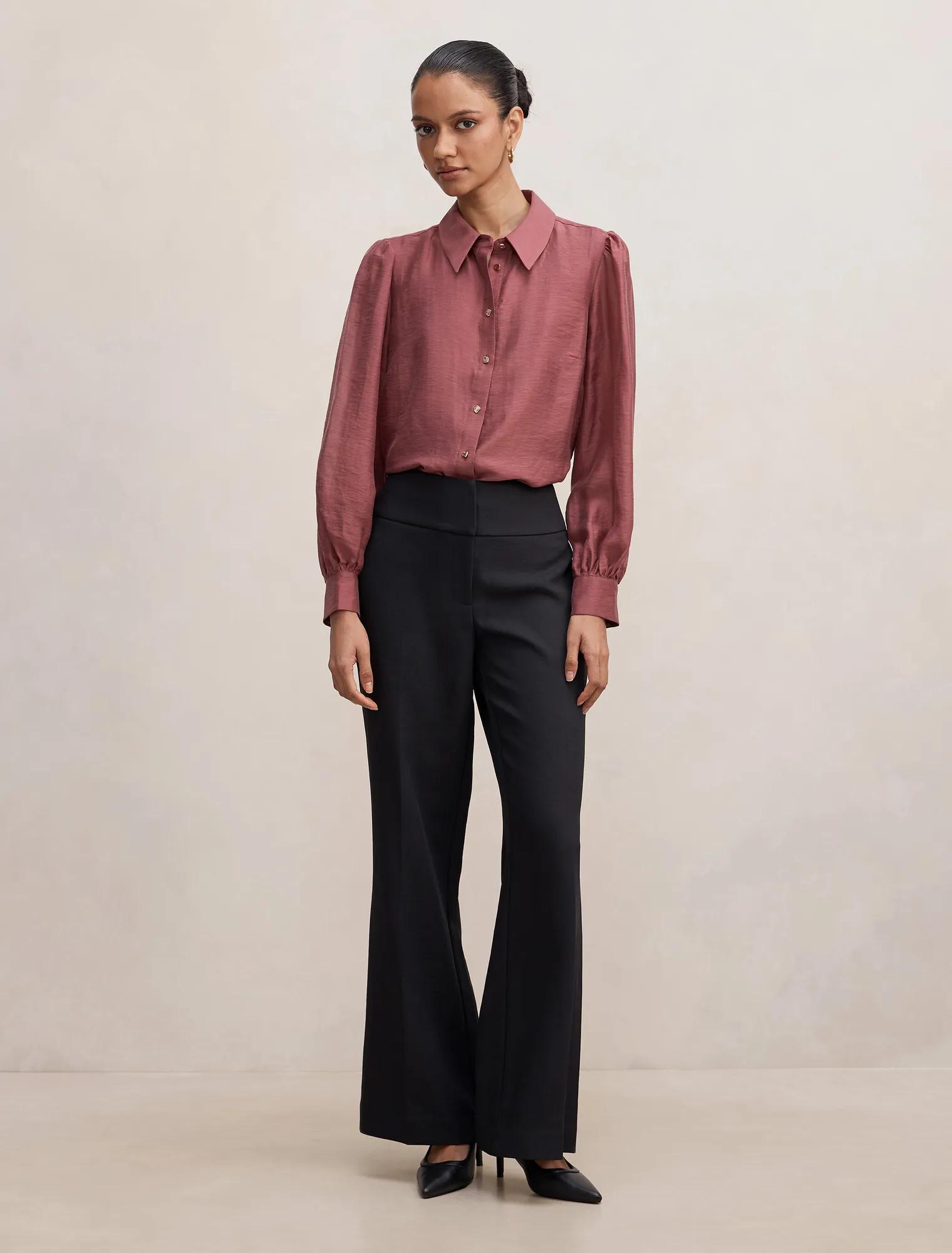 Avery Petite Long Sleeve Blouse