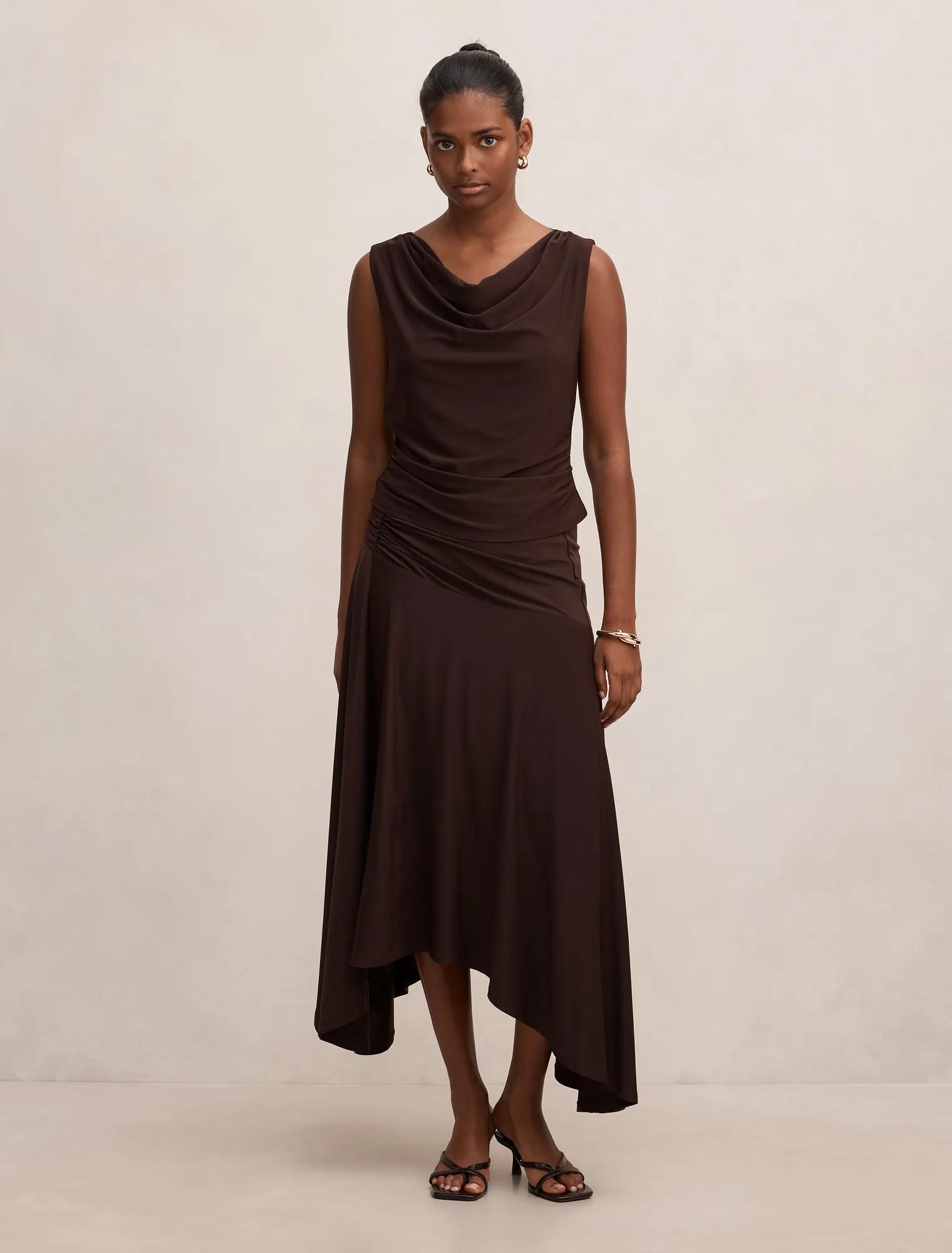 Ariel Petite Godet Hanky Hem Skirt