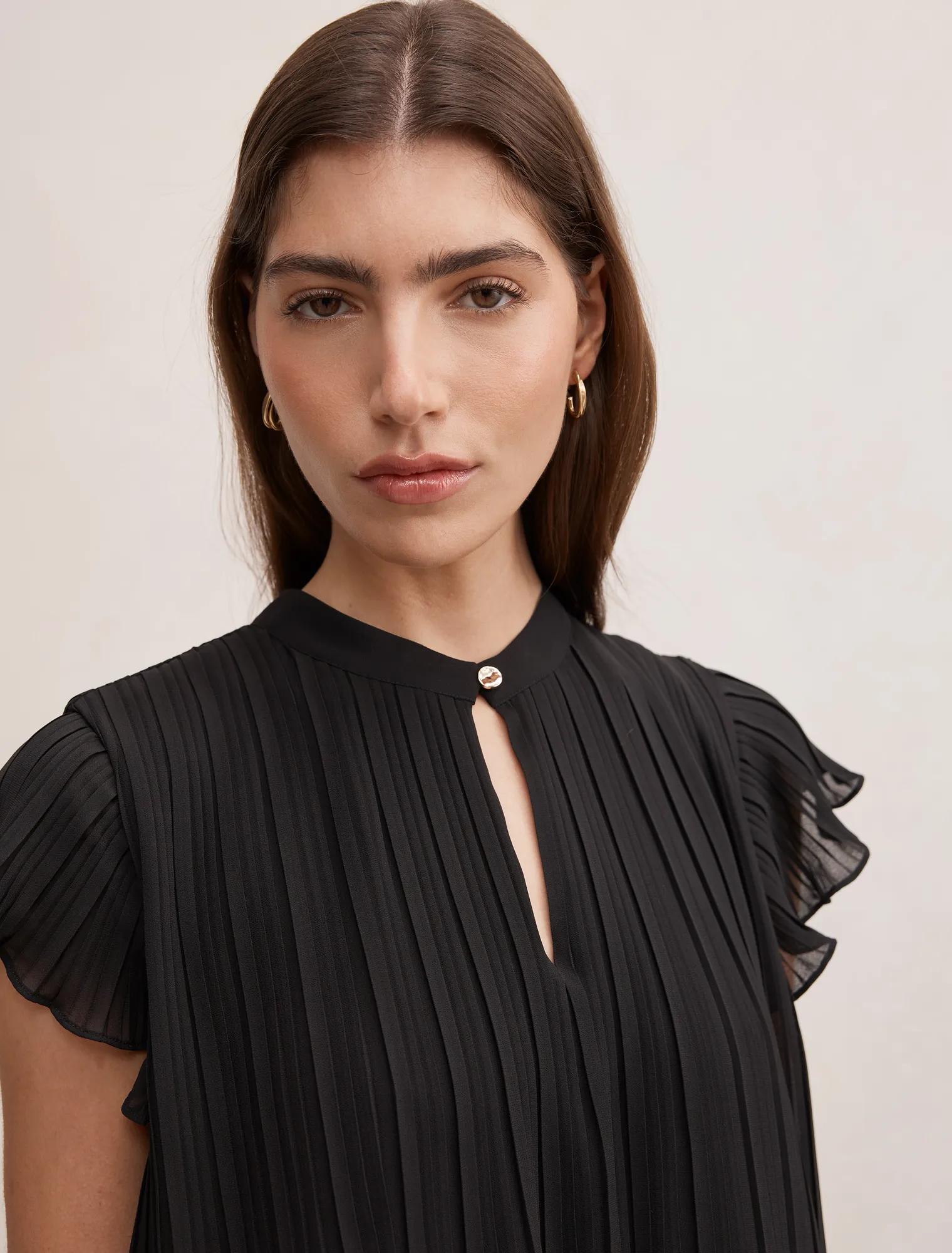 Autumn Flutter Sleeve Blouse