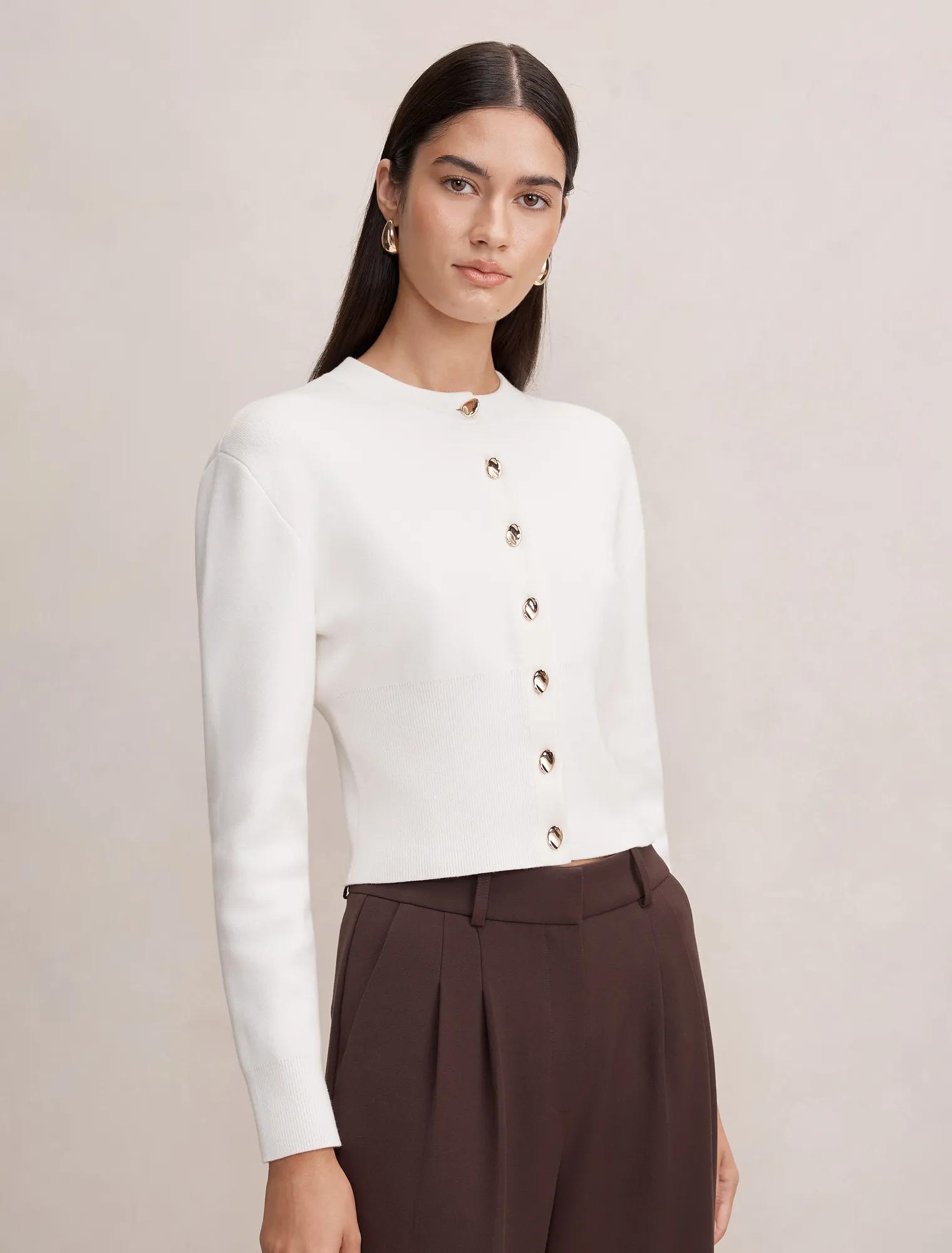 Kaia Deep Hem Cardigan