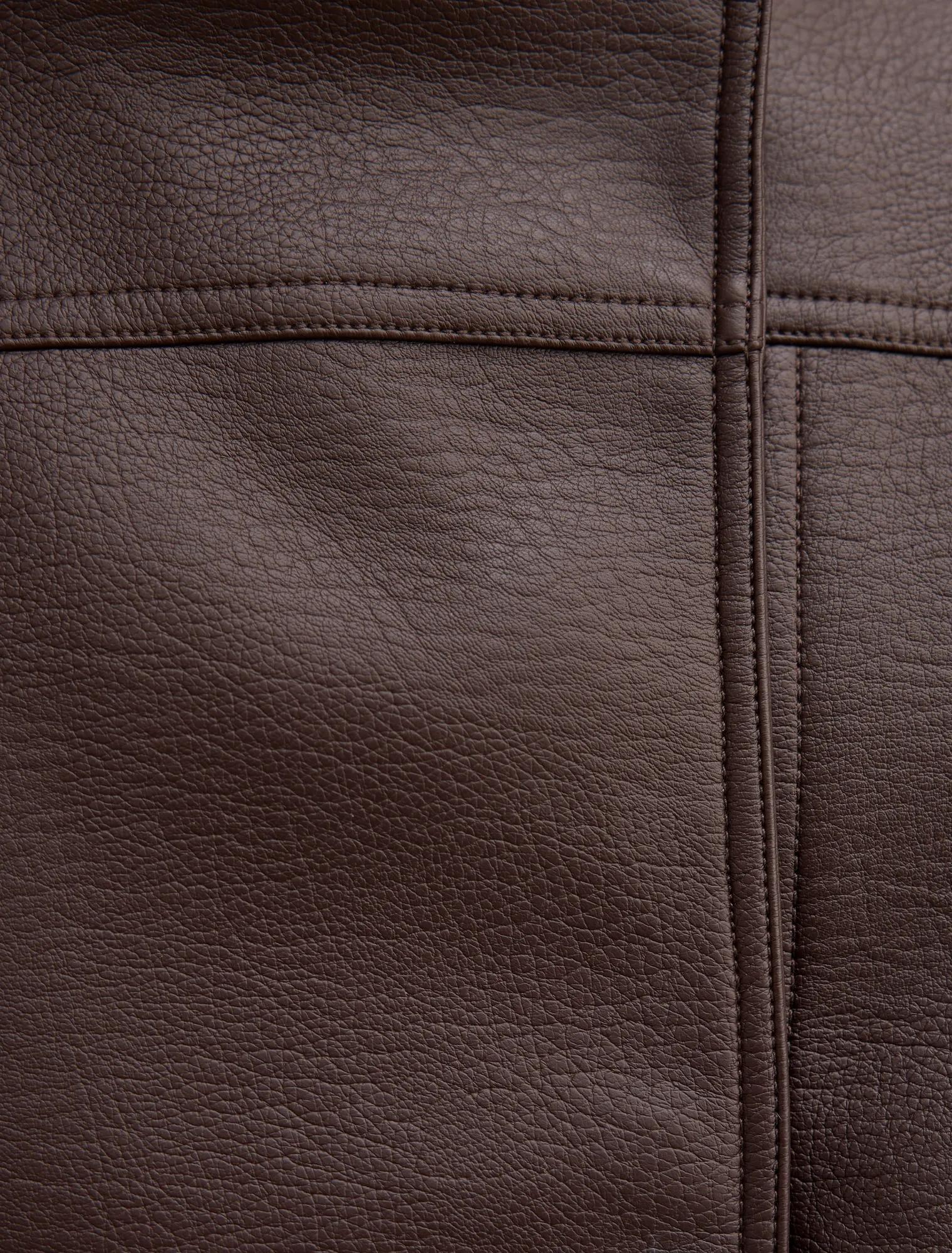 Bex Double Funnel Neck PU Jacket