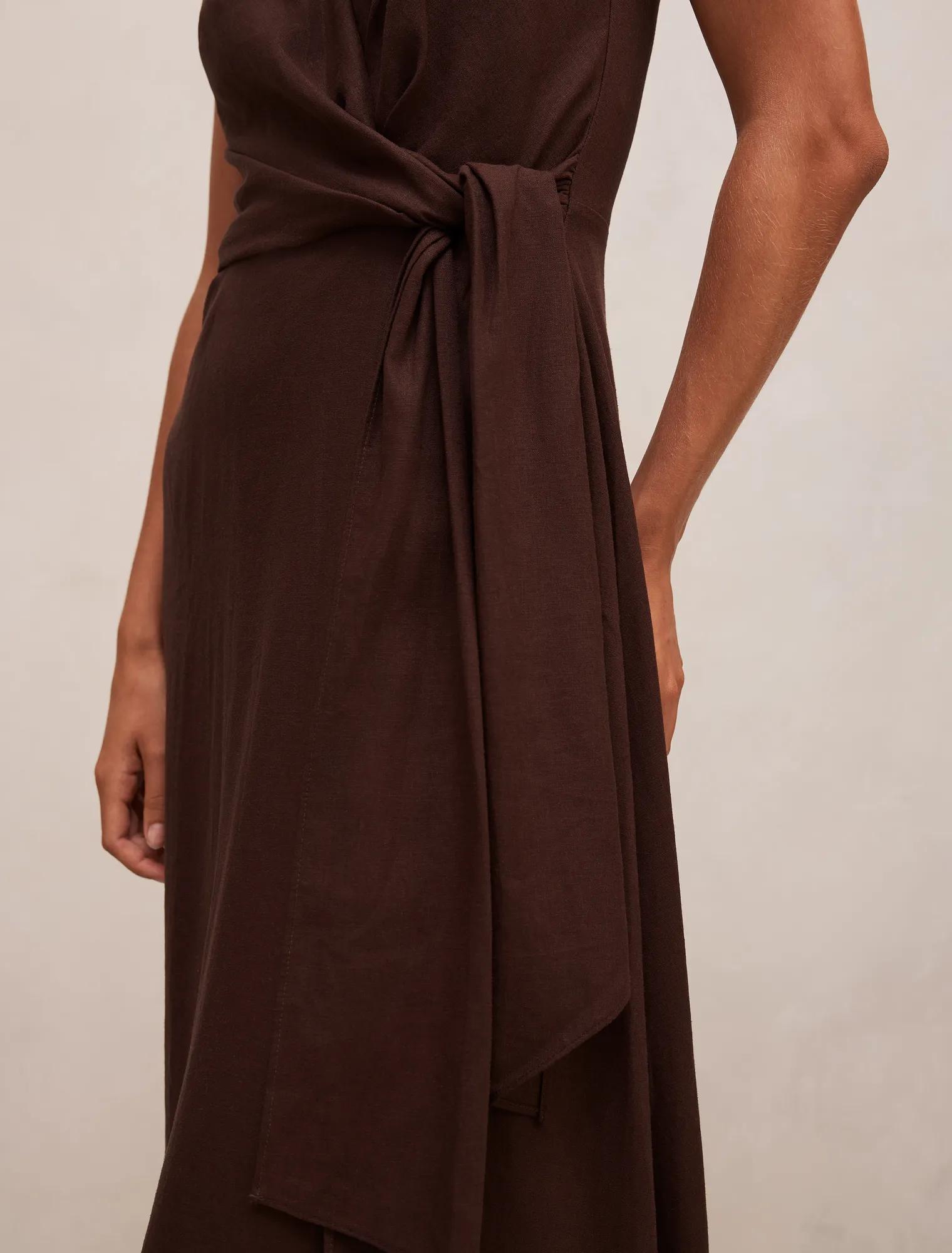Zoey Halter Tie Midi