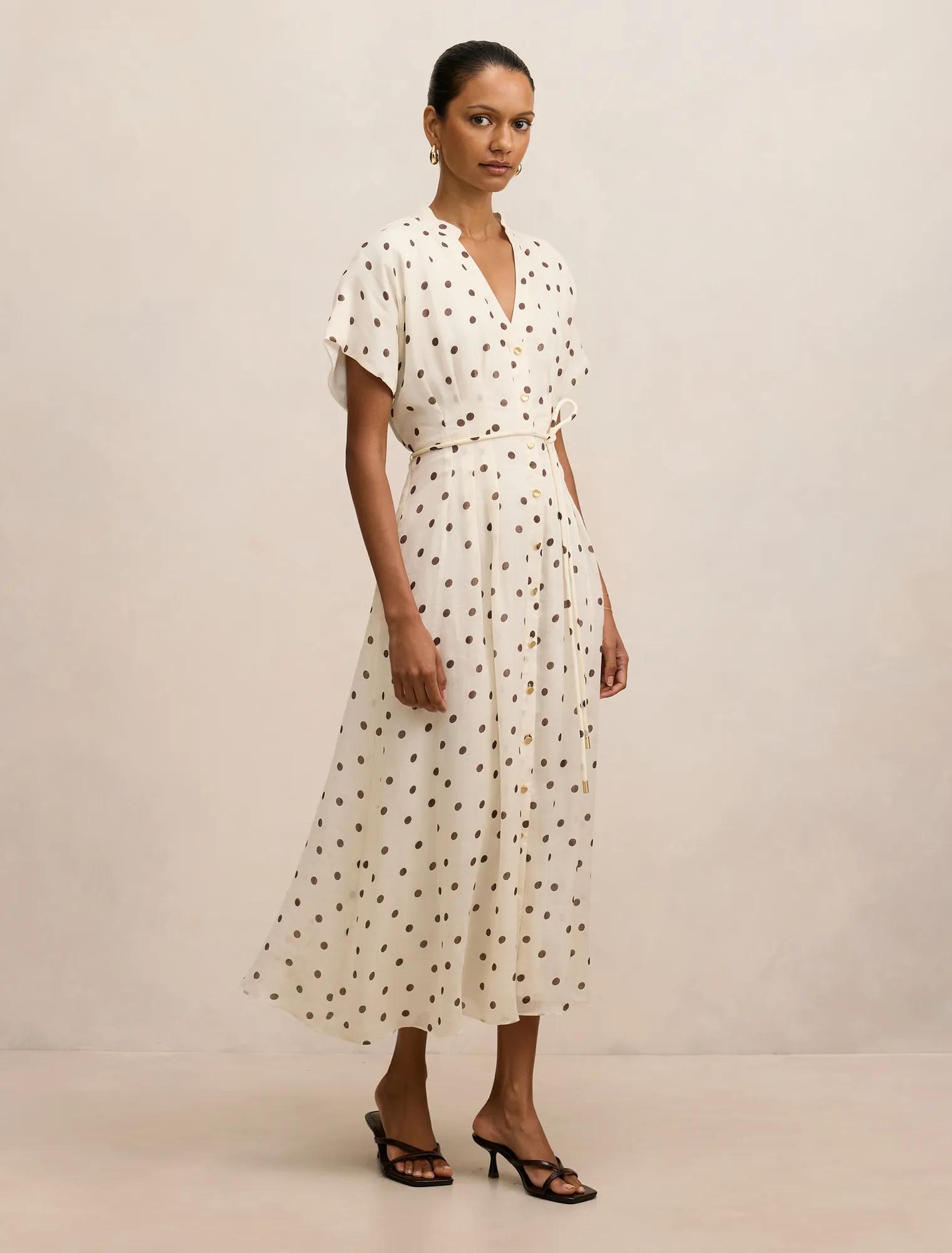 Jemma Petite Shirt Midi Dress