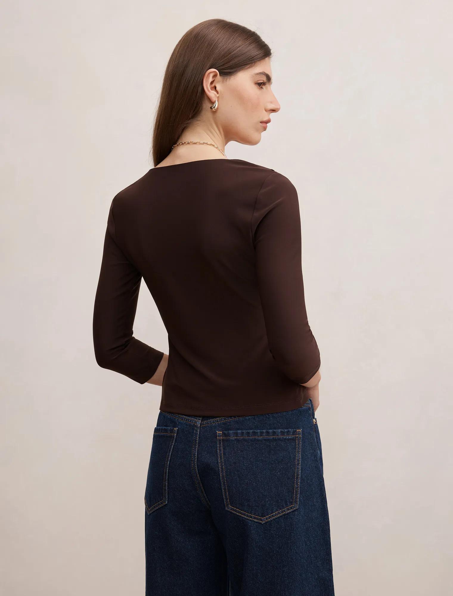 Orla Ruffle 3/4 Sleeve Top