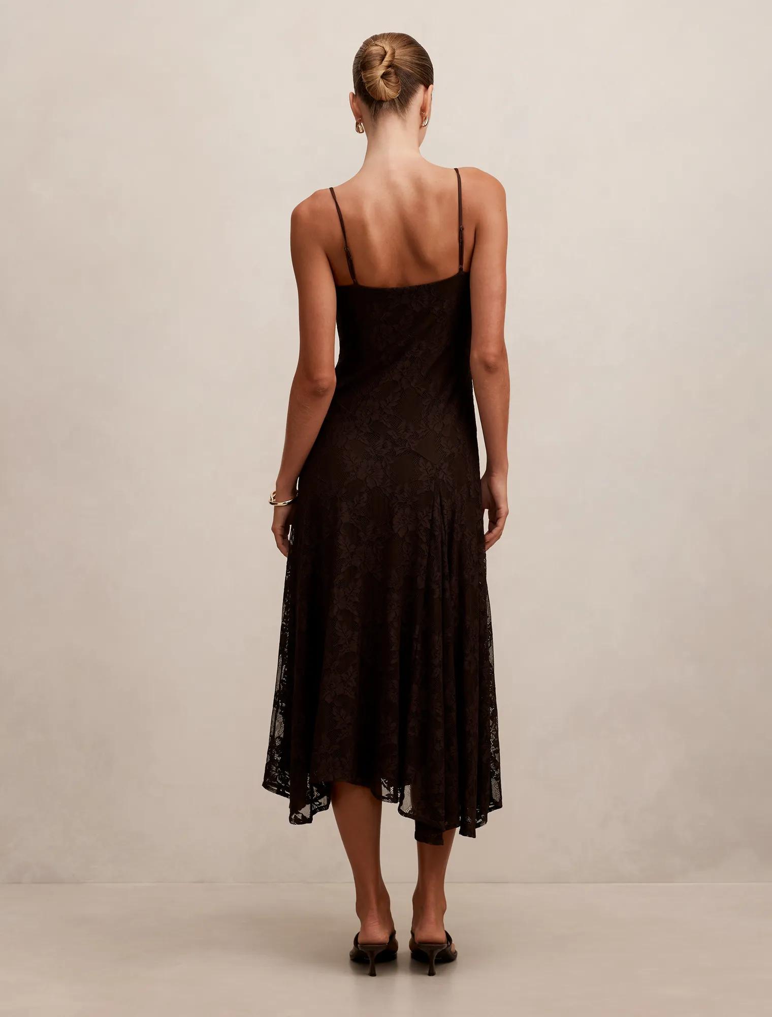 Victoria Lace Midi Dress