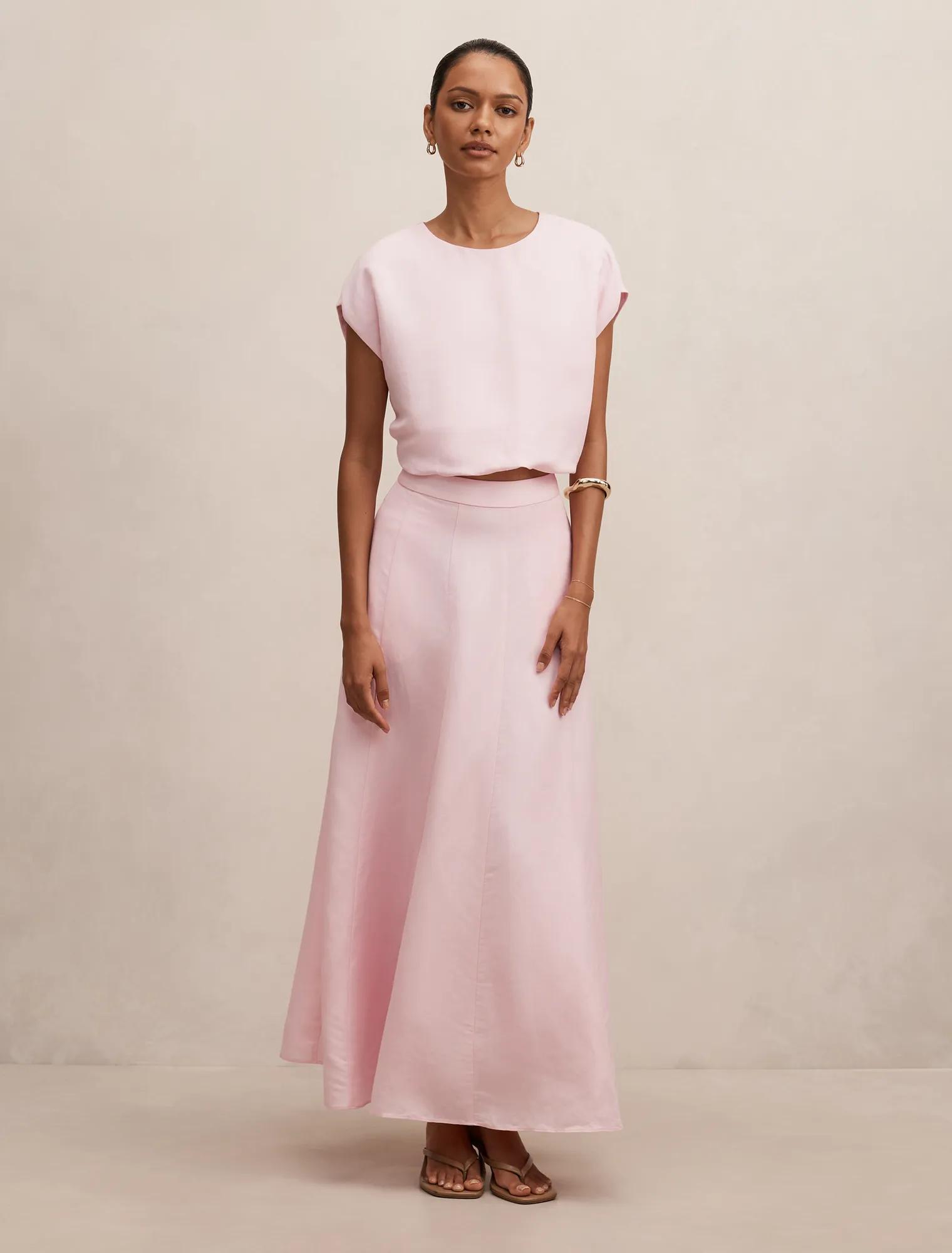 Georgina Petite Godet Skirt