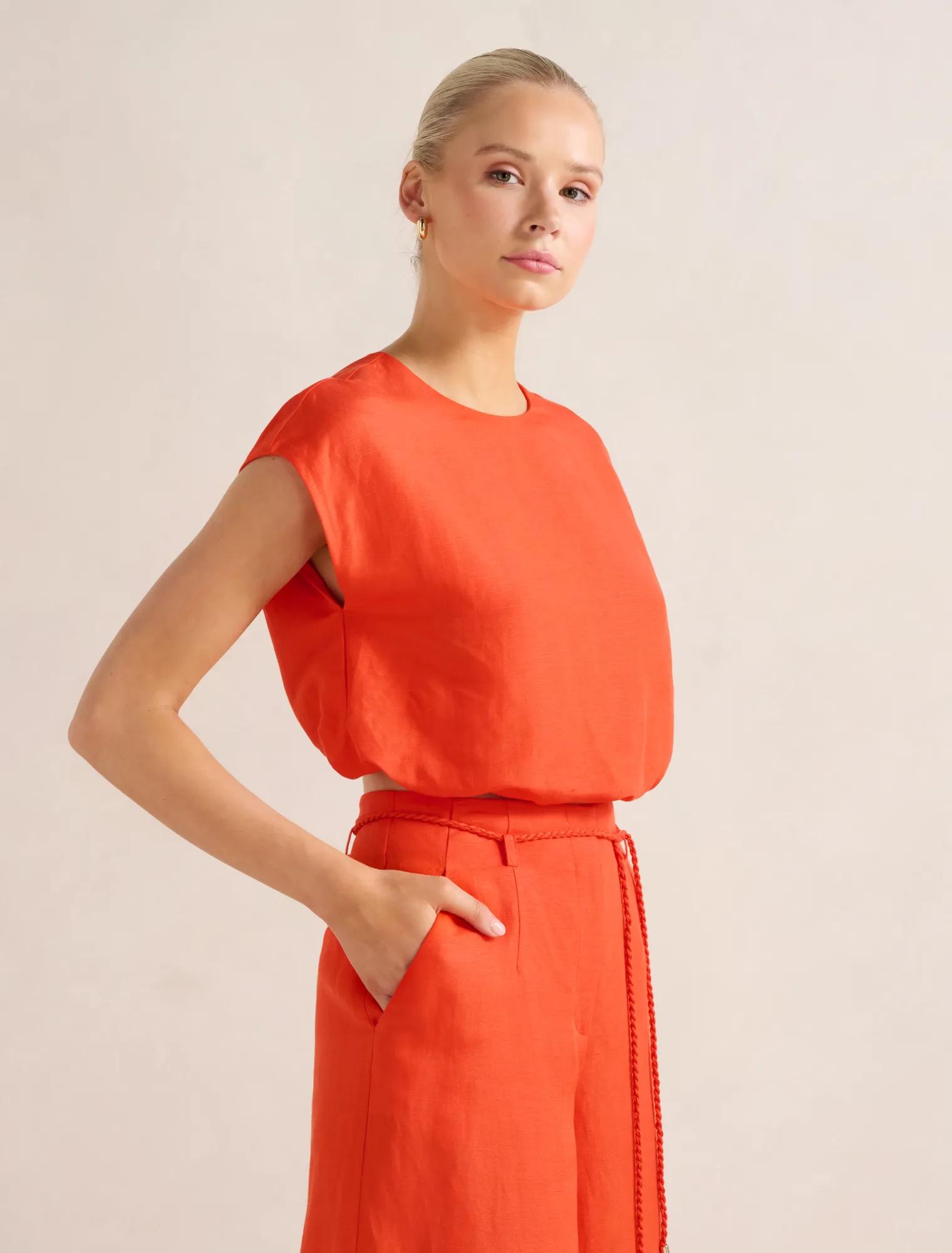 Georgina Bubble Hem Top