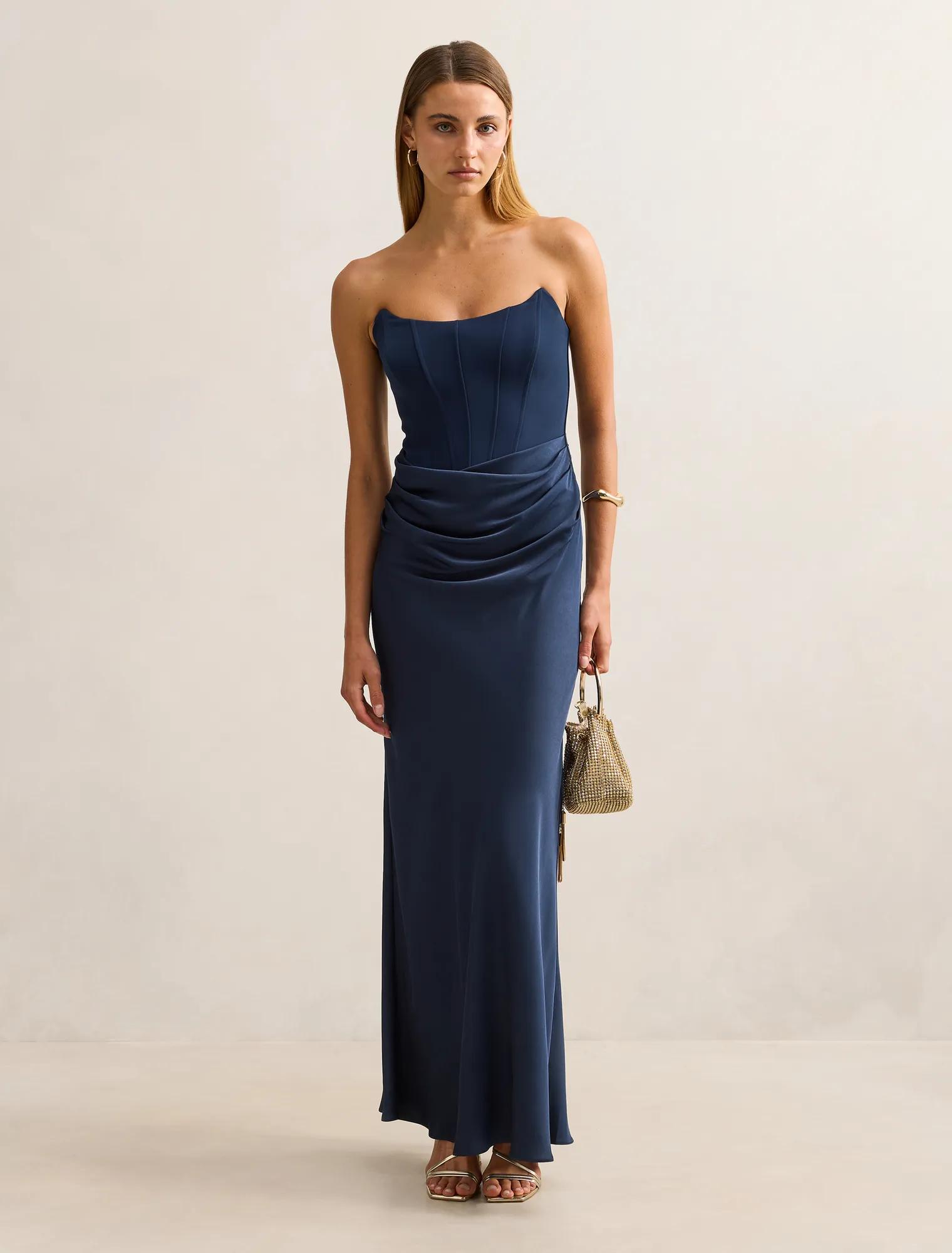 navy blue dress for baby girl Winter Formal Dresses 2026, Designed in Los Angeles main image 0