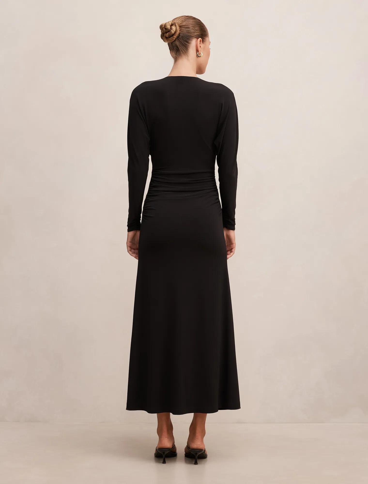 Solana Draped Front Tie Maxi
