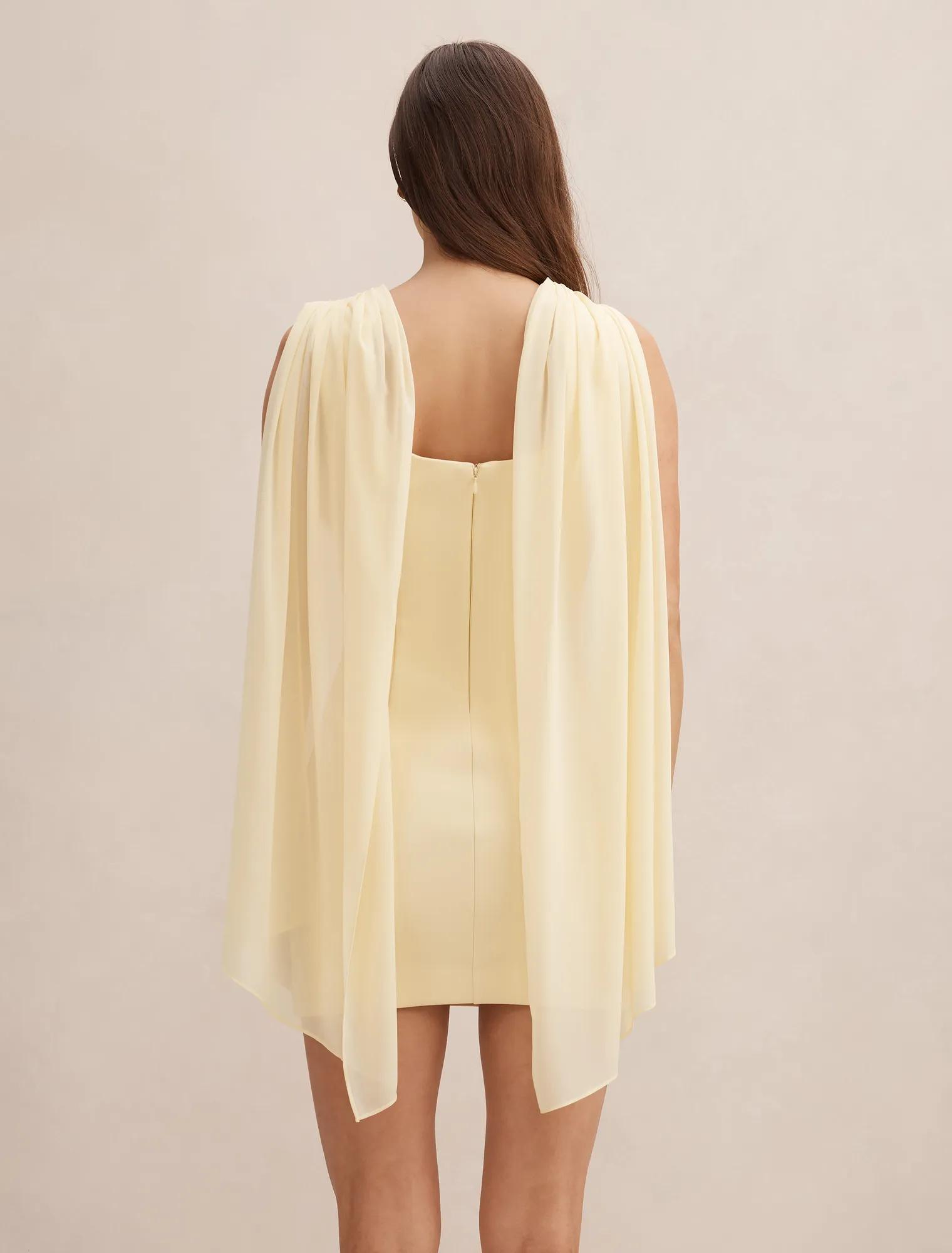 Bowie Mini Dress With Shawl