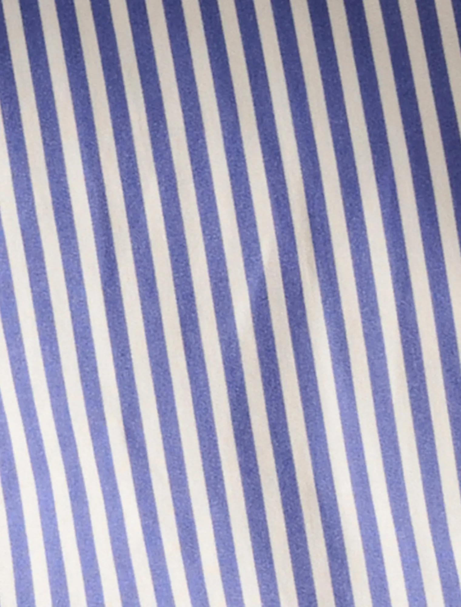 Nova Ruched Stripe Collared Top