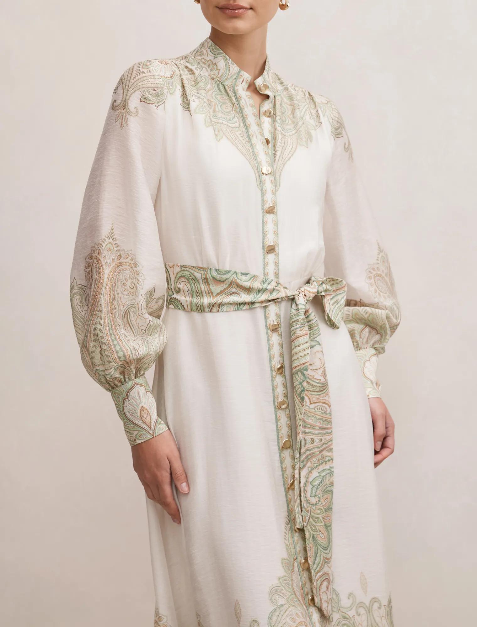 Lucena Button Front Midi