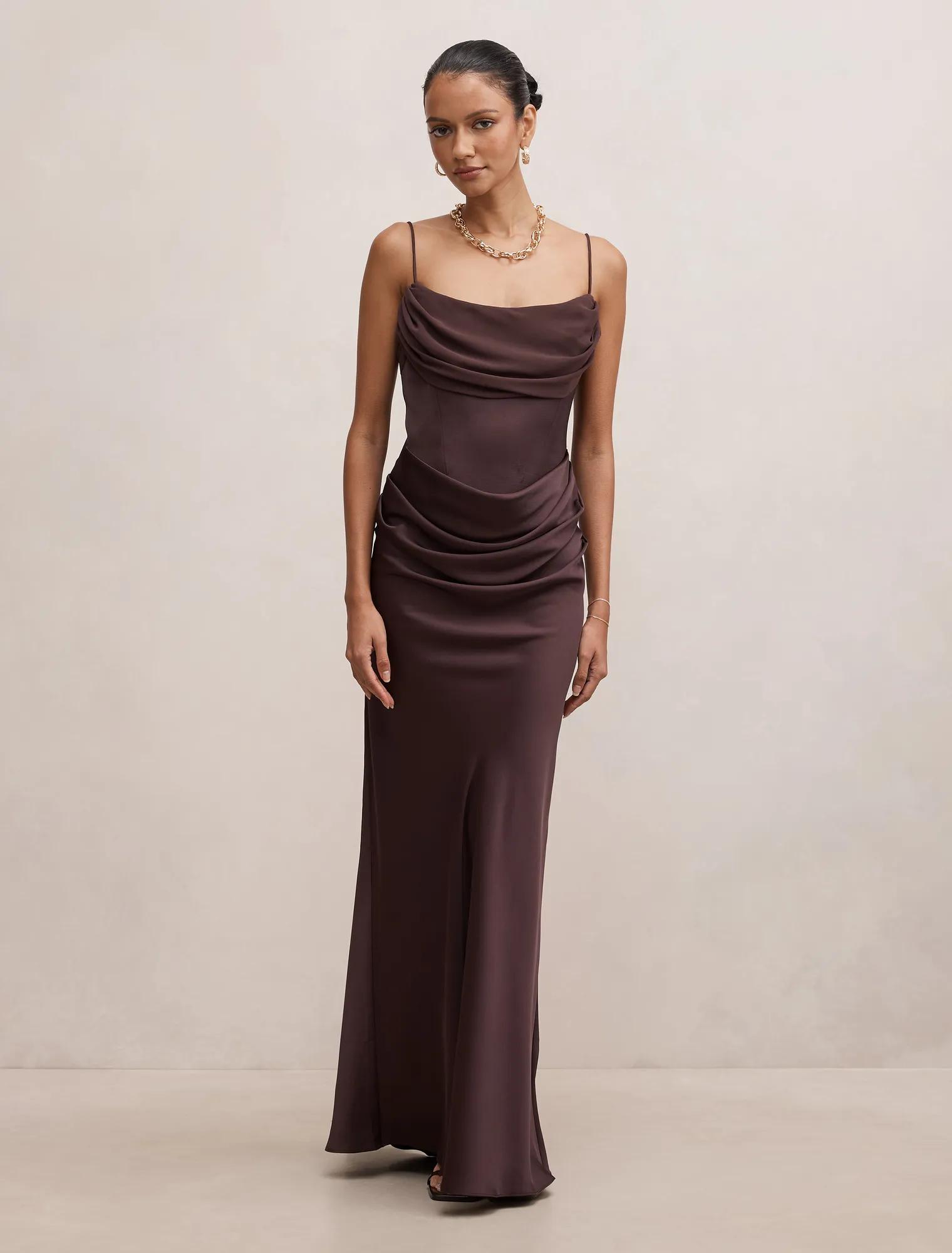 Claudia Petite Corset Maxi