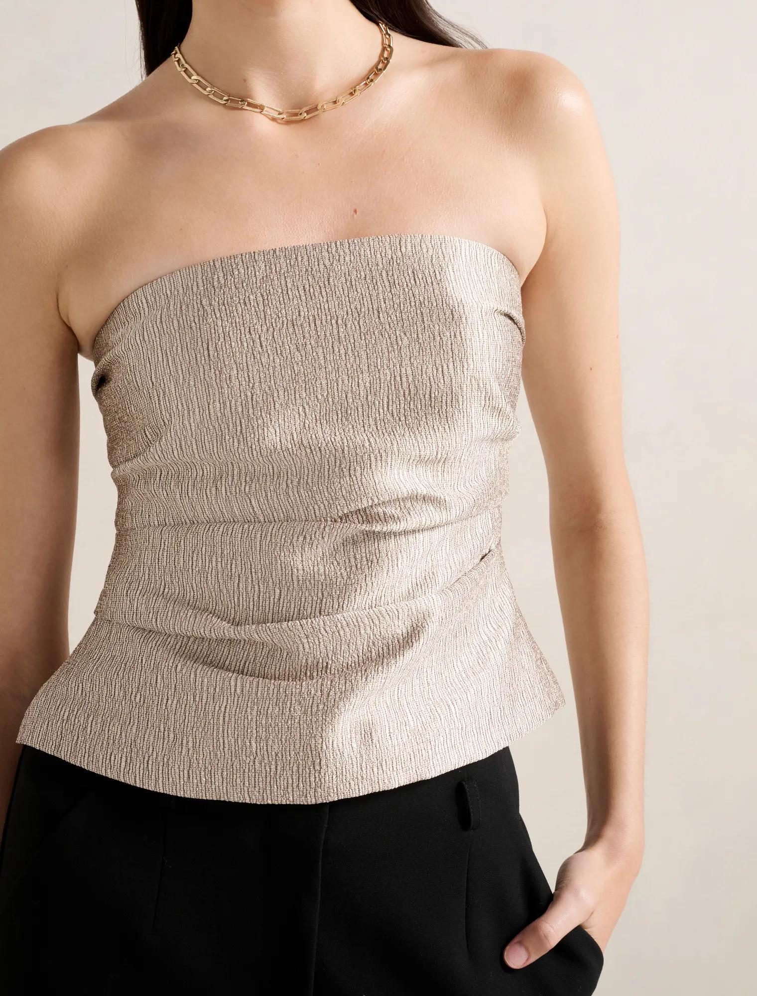 Kamila Tucked Strapless Bandeau