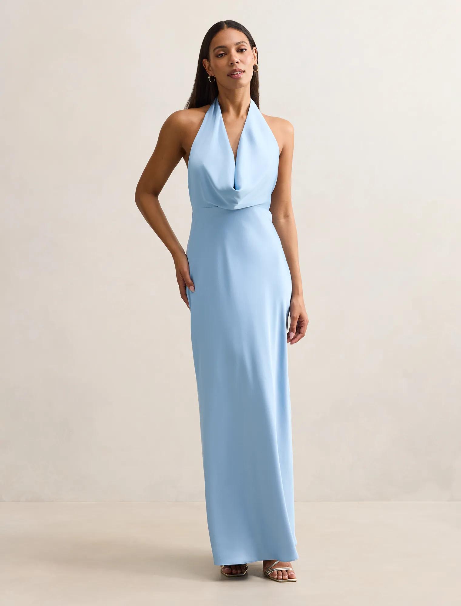 navy blue dress for baby girl The 29 Best Dresses to Wear to a Winter Wedding as a Guest main image 1