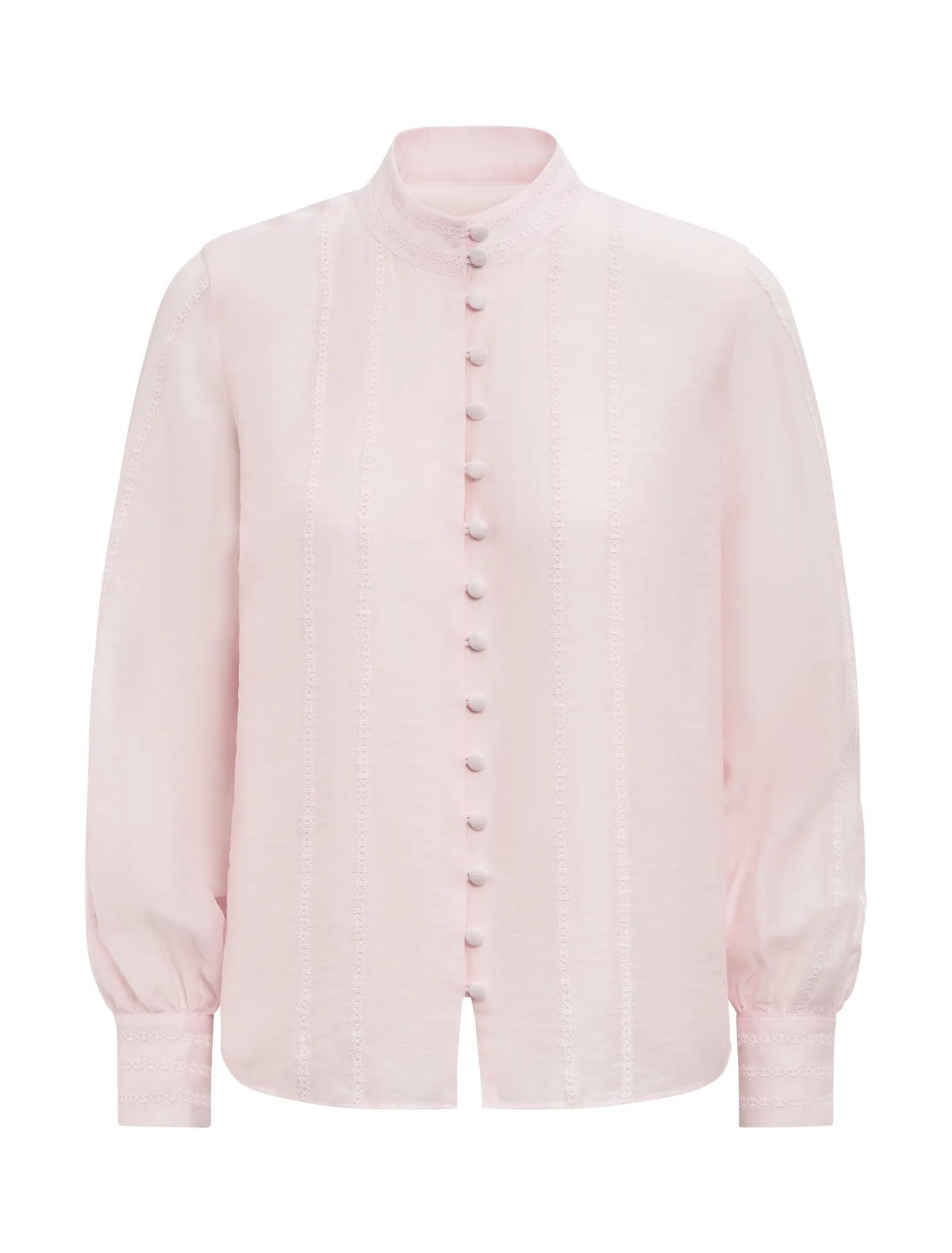 Astra Lace Trim Blouse