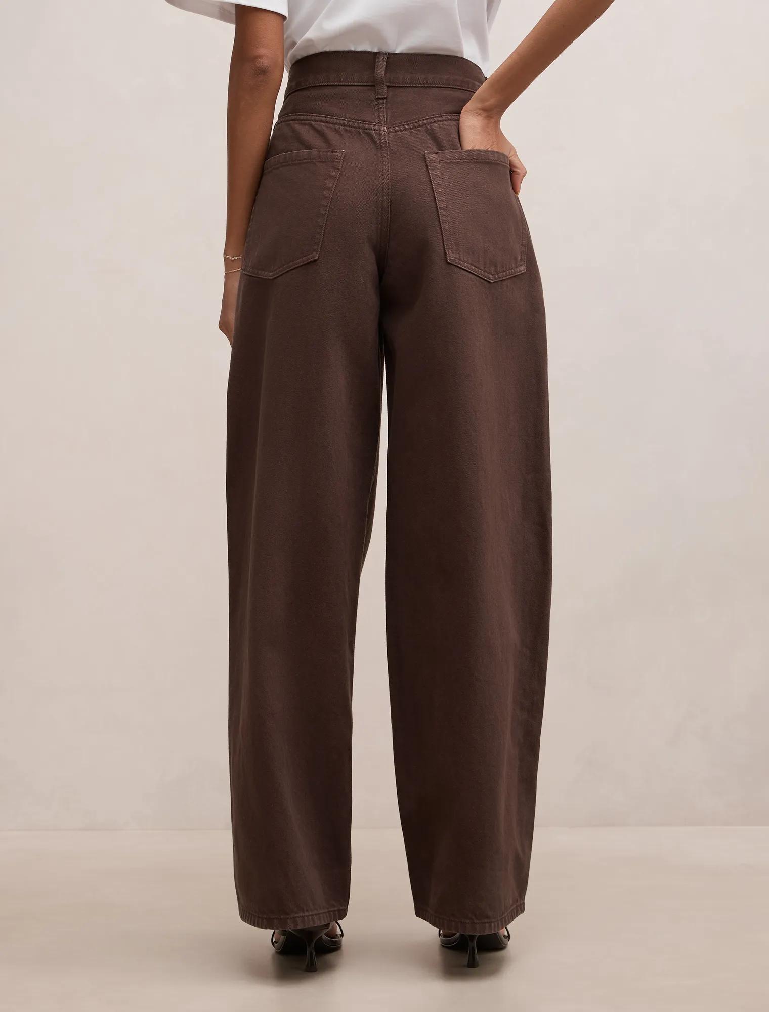 Gia Petite High Rise Wide Leg Jean