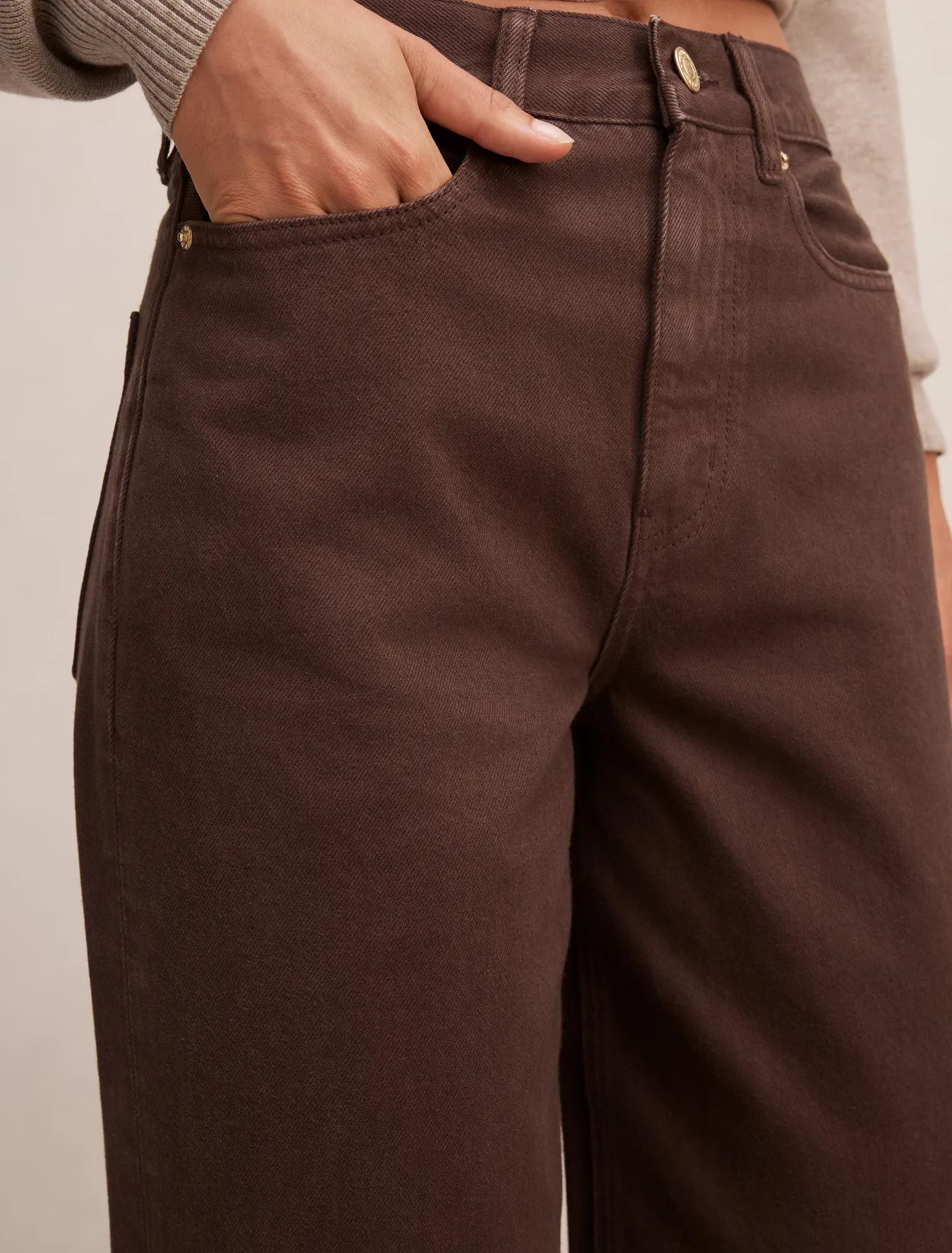 Gia High Rise Wide Leg Jean