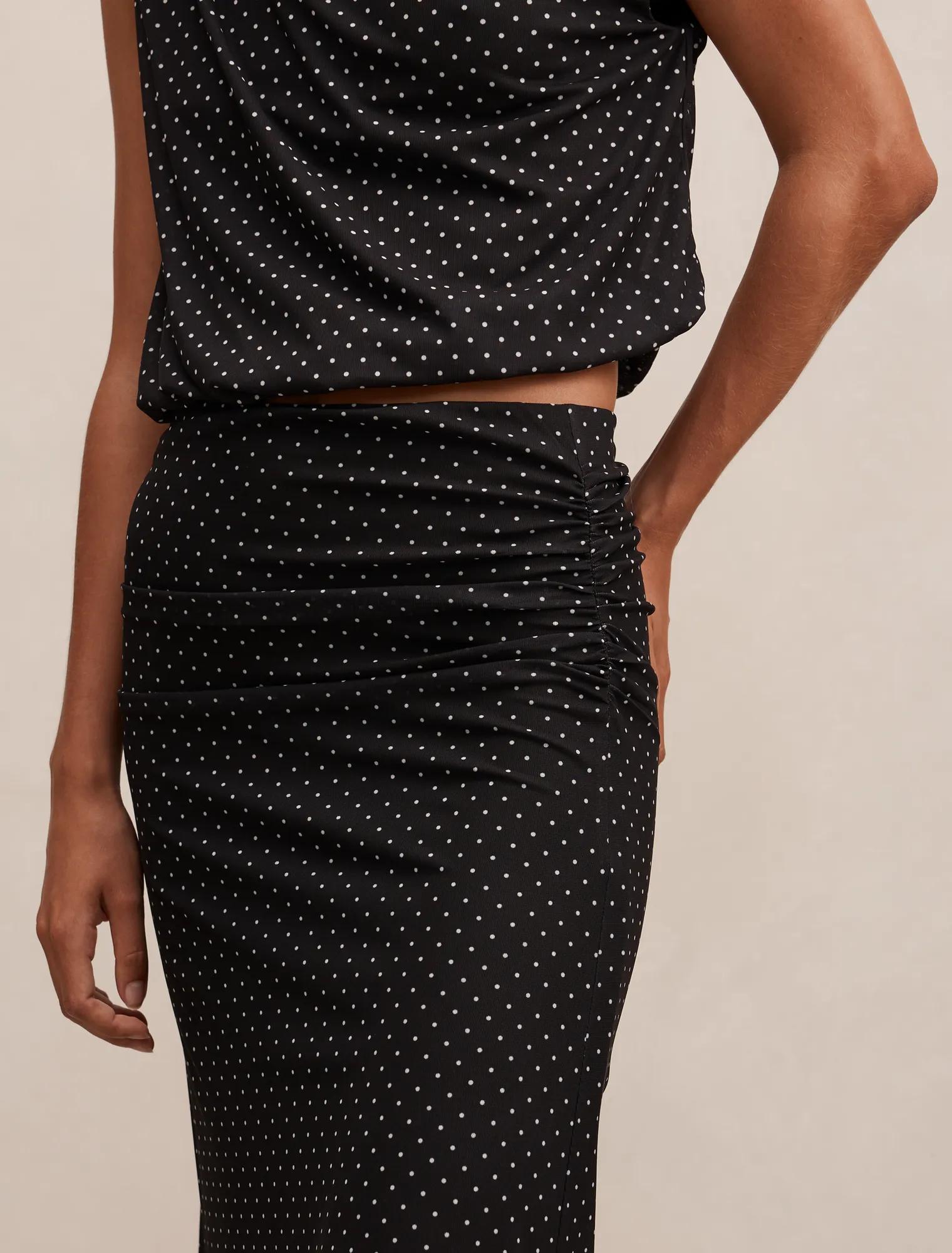 Mimi Flute Maxi Skirt