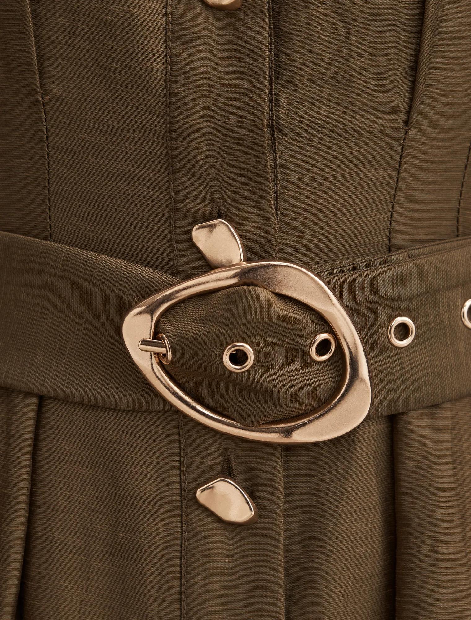 Evelyn Seam Detail Midi Dress