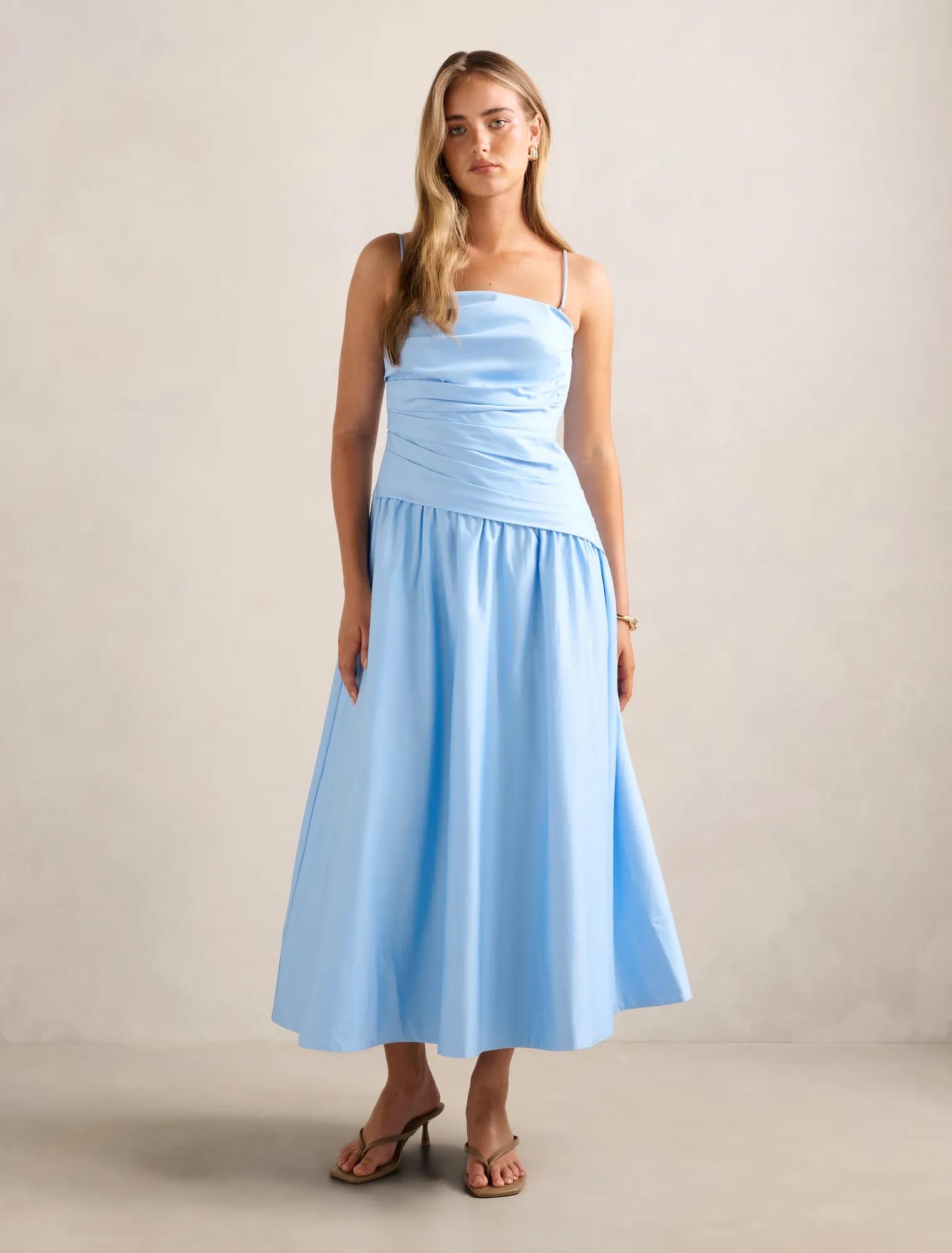forever new light blue dress Lune Maxi Dress Now Available in Cloud Blue