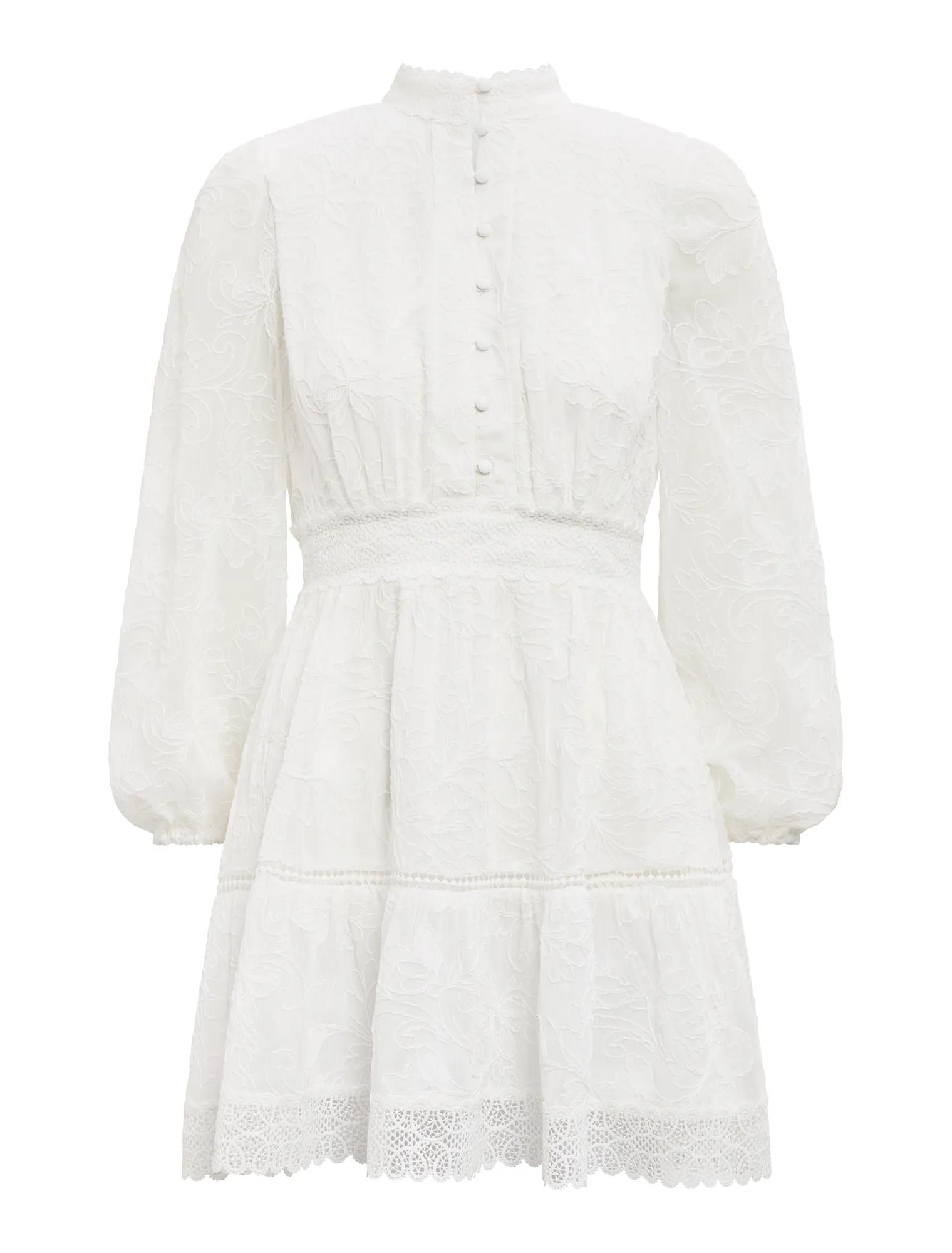 Thalia Petite Embroidered Mini