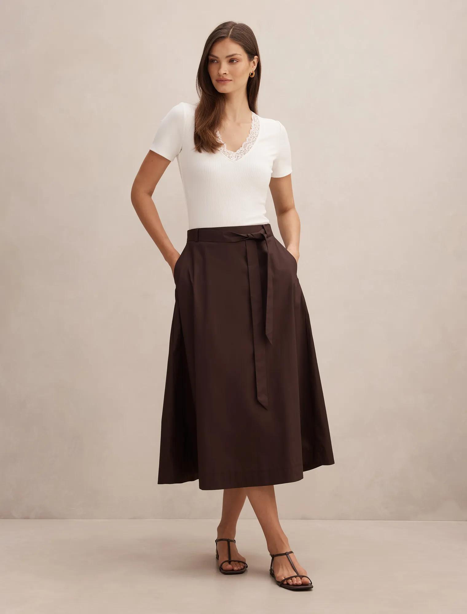 Sienna Lace Trim Tee