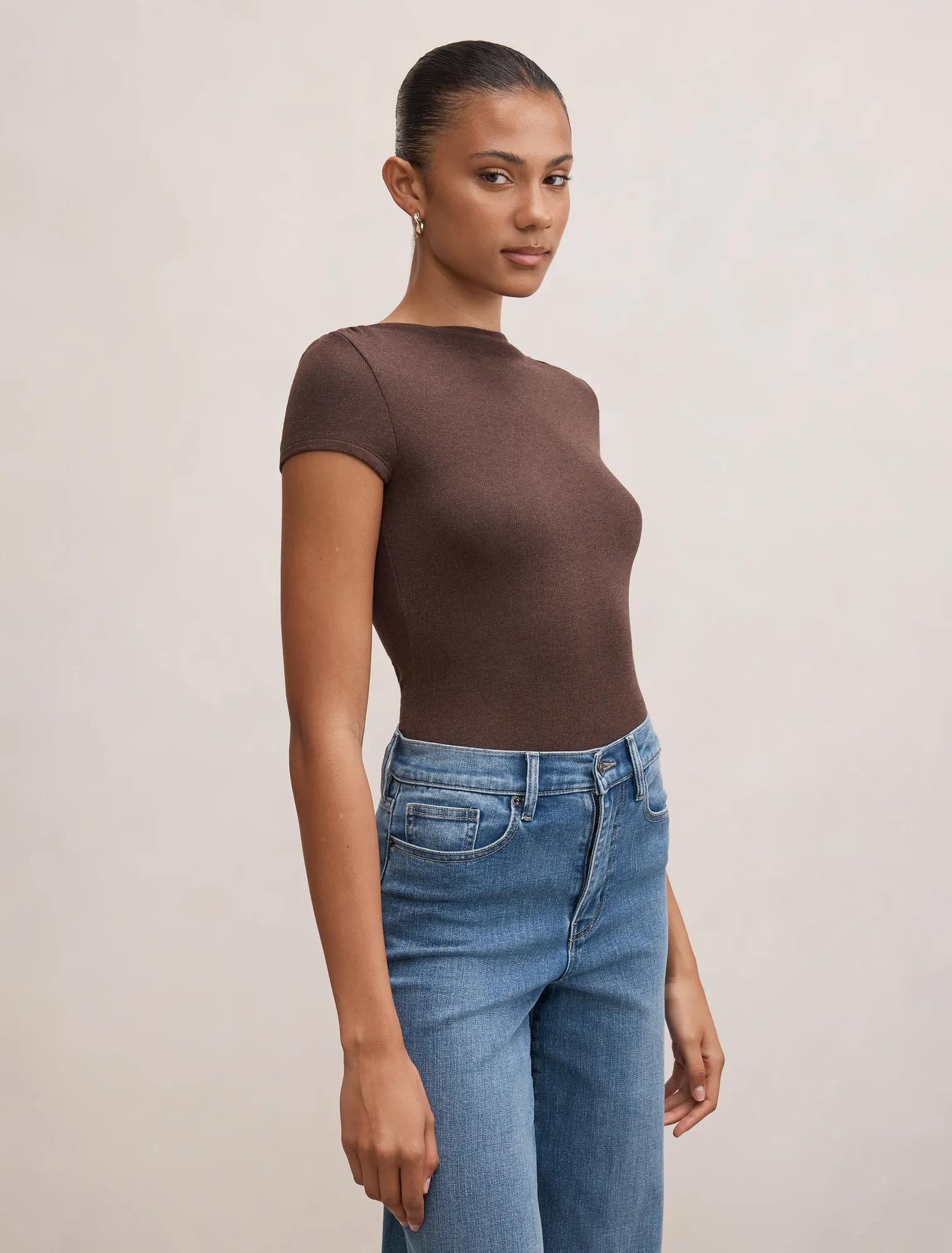 Andie Boat Neck Baby Tee