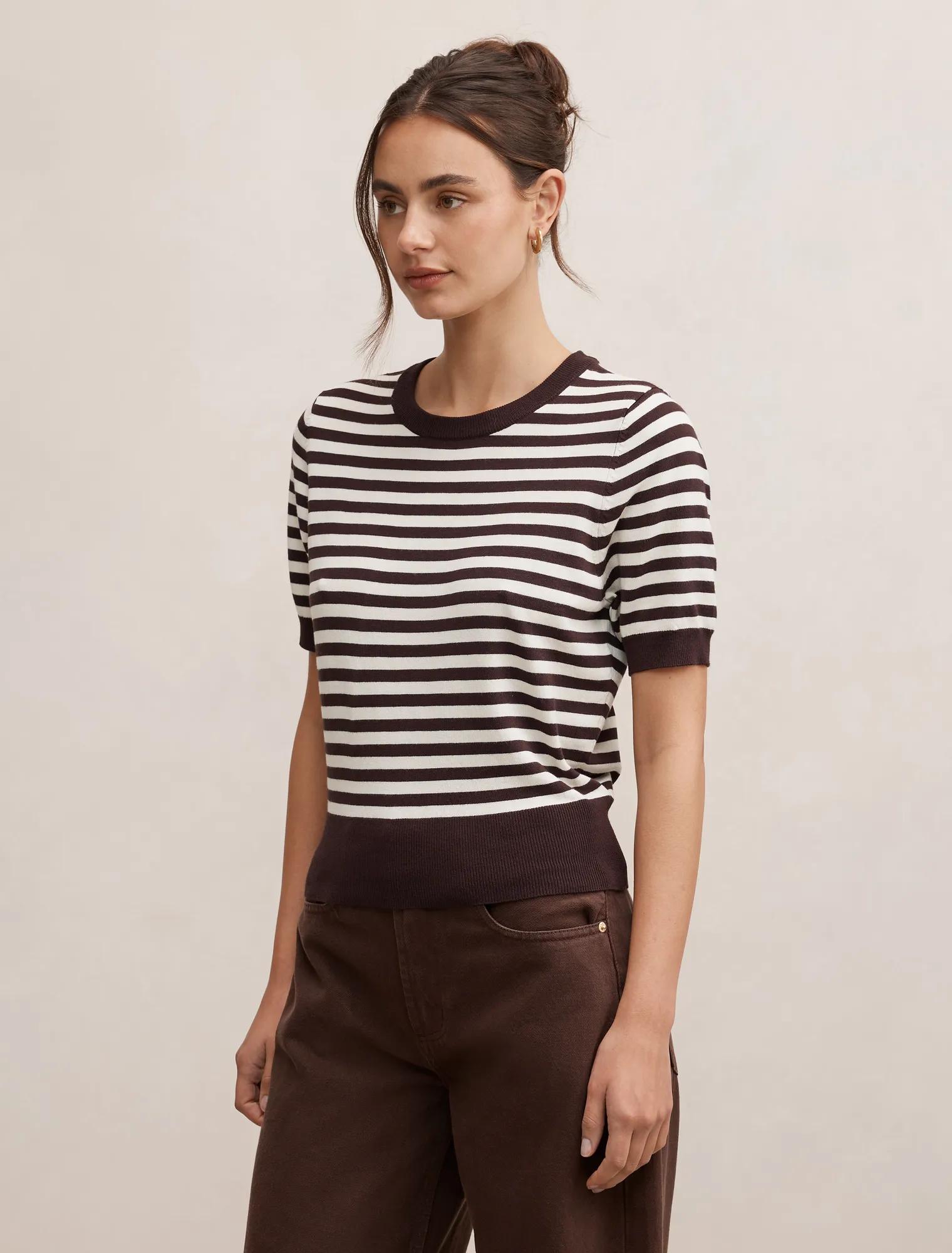 Maisie Stripe Short Sleeve Tee