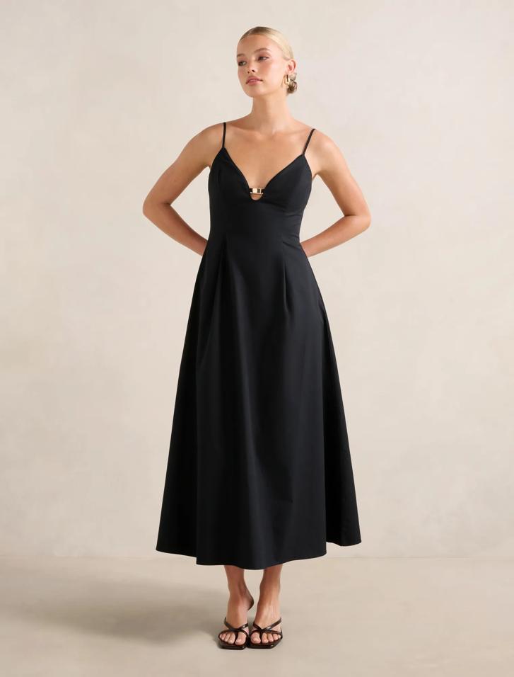 Jessa Braided Knit Maxi Dress