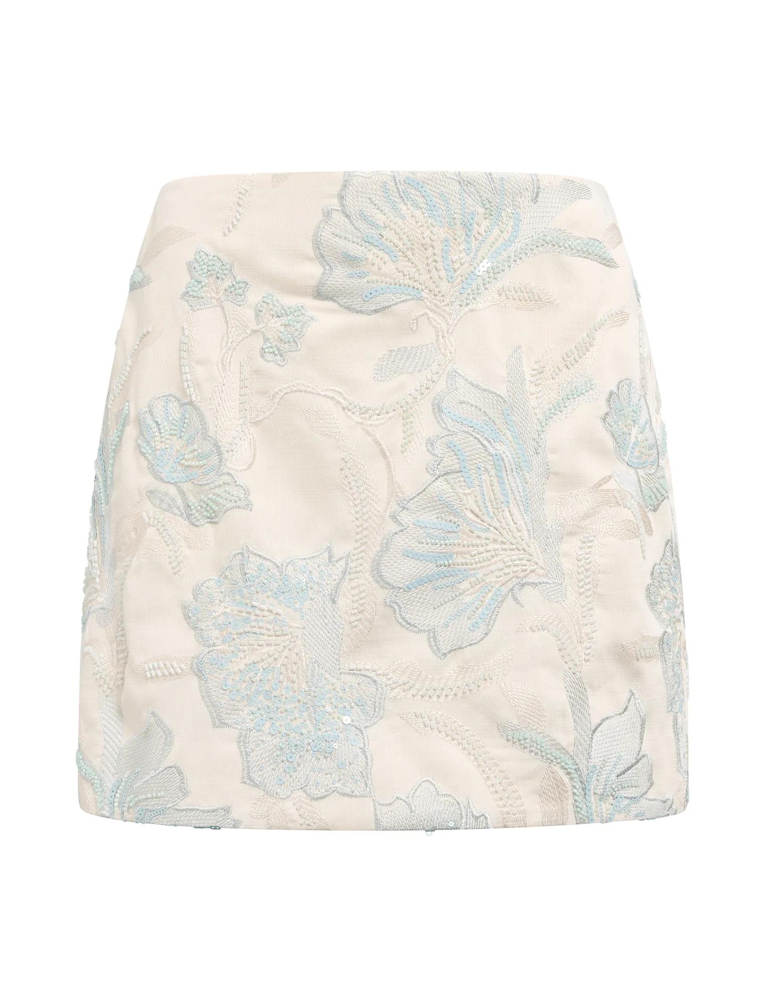 Calliope Embellished Mini Skirt