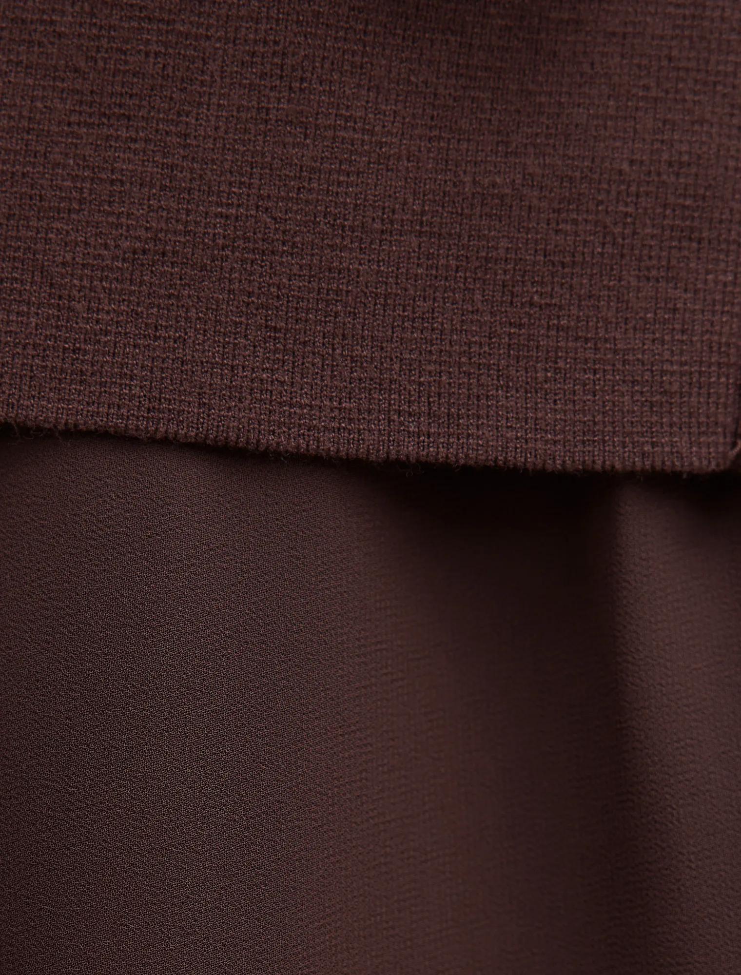 Belle Woven Mix Mini dress