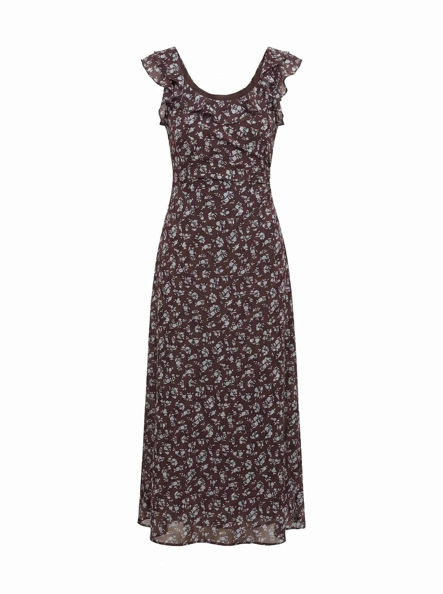 Paige Ruffle Midi Dress