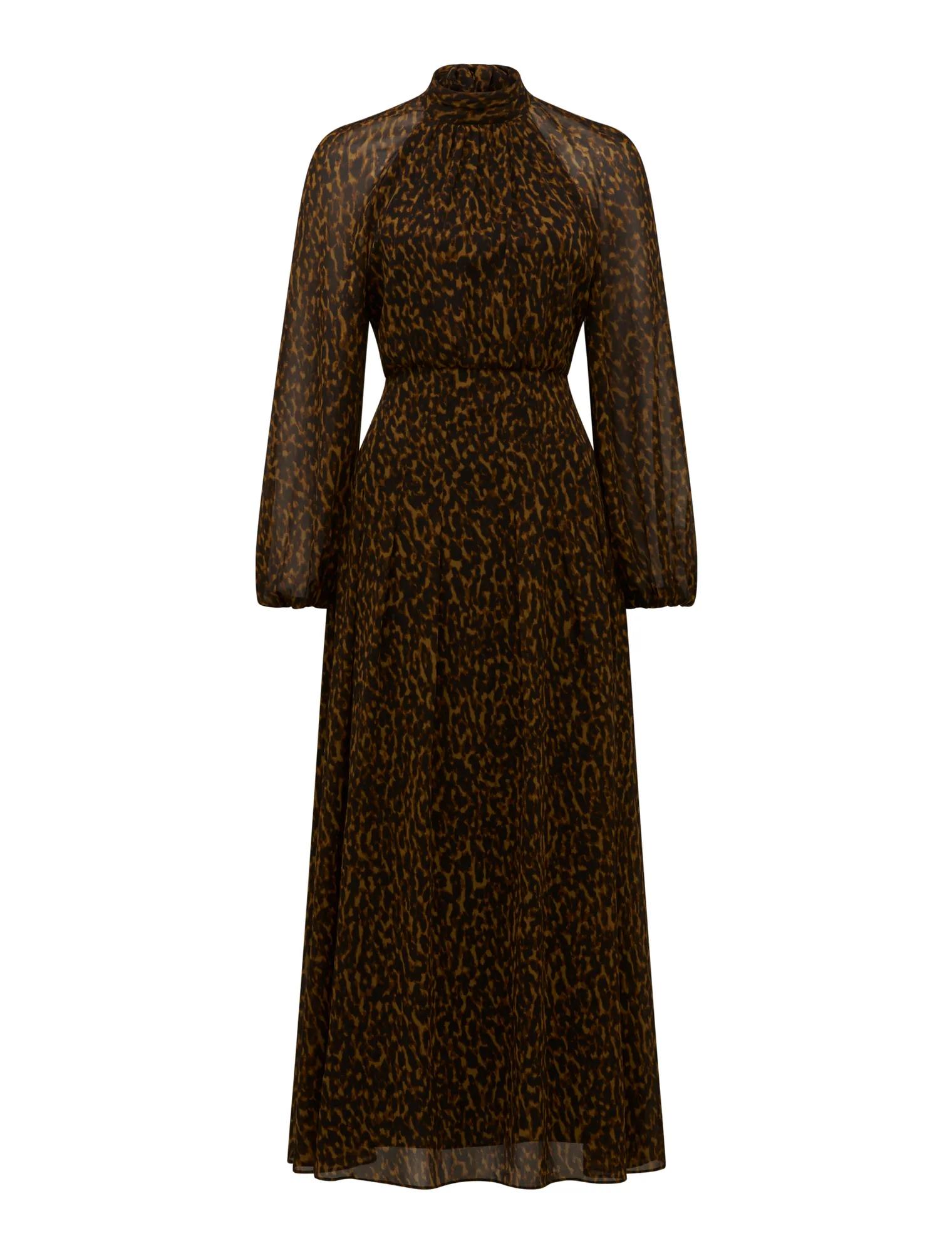 Janelle Printed Raglan Maxi Dress